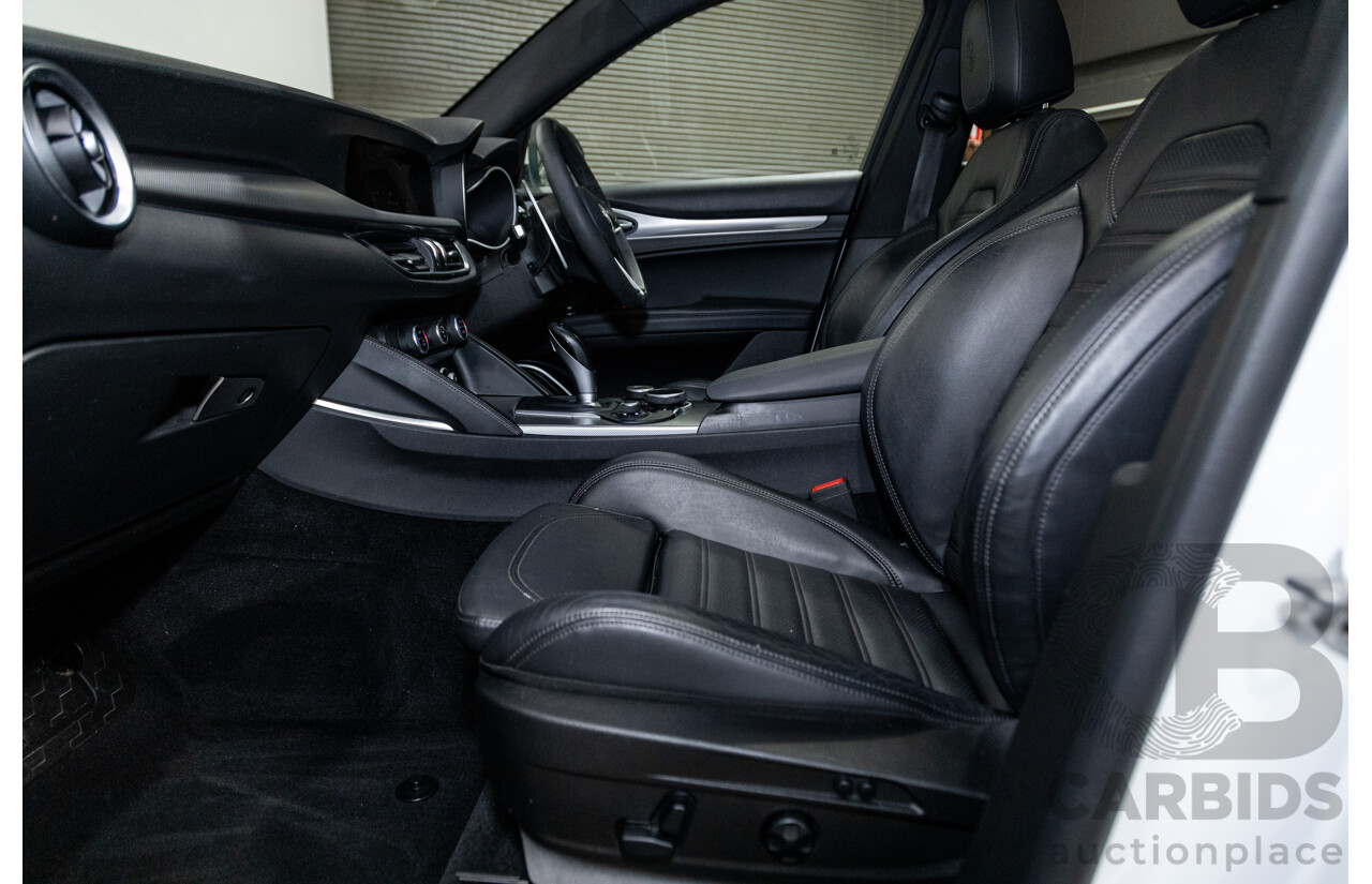 02/2020 Alfa Romeo Stelvio First Edition Q4 (AWD) 949 4D Wagon Alfa White Turbo Diesel 2.1L