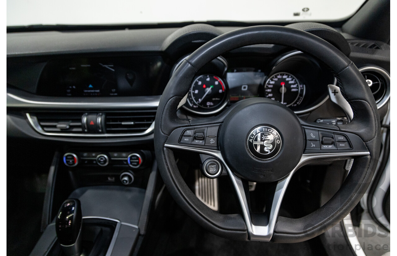 02/2020 Alfa Romeo Stelvio First Edition Q4 (AWD) 949 4D Wagon Alfa White Turbo Diesel 2.1L