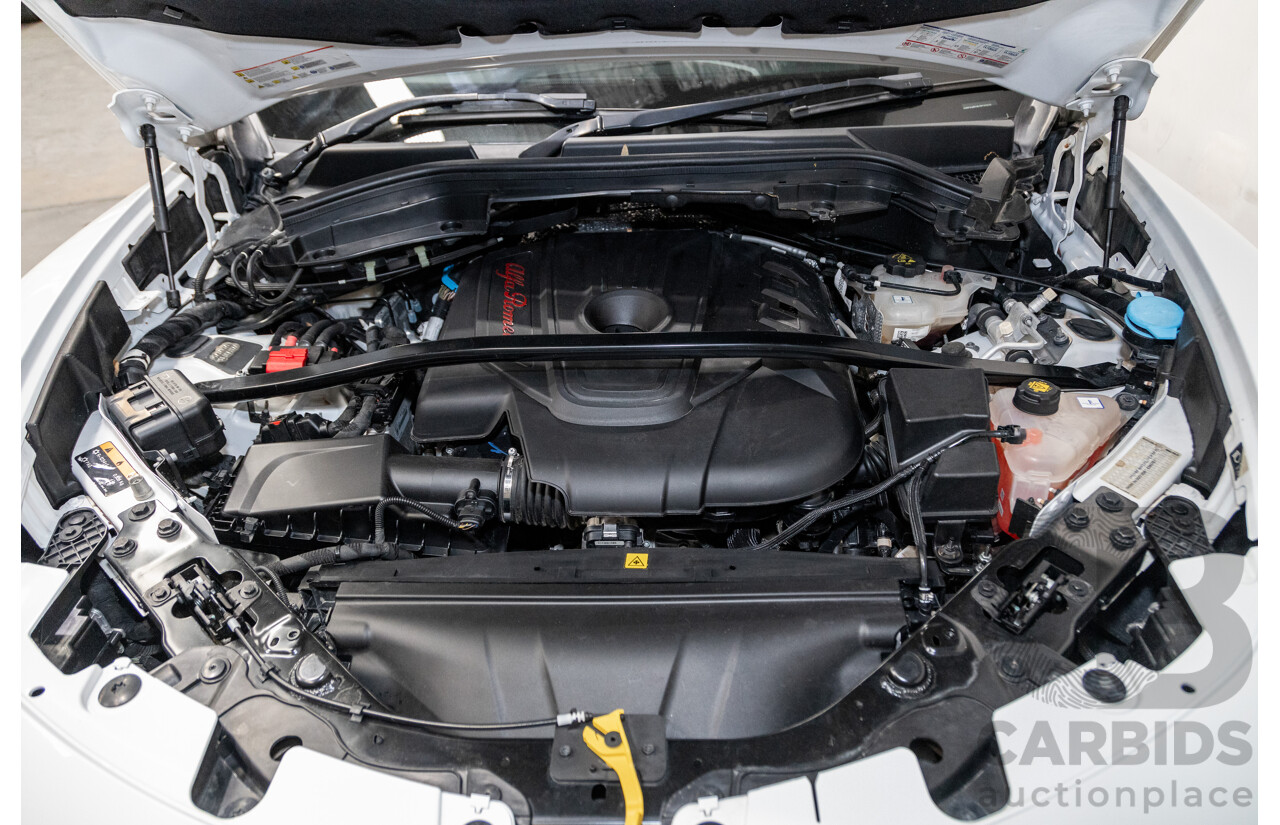 02/2020 Alfa Romeo Stelvio First Edition Q4 (AWD) 949 4D Wagon Alfa White Turbo Diesel 2.1L