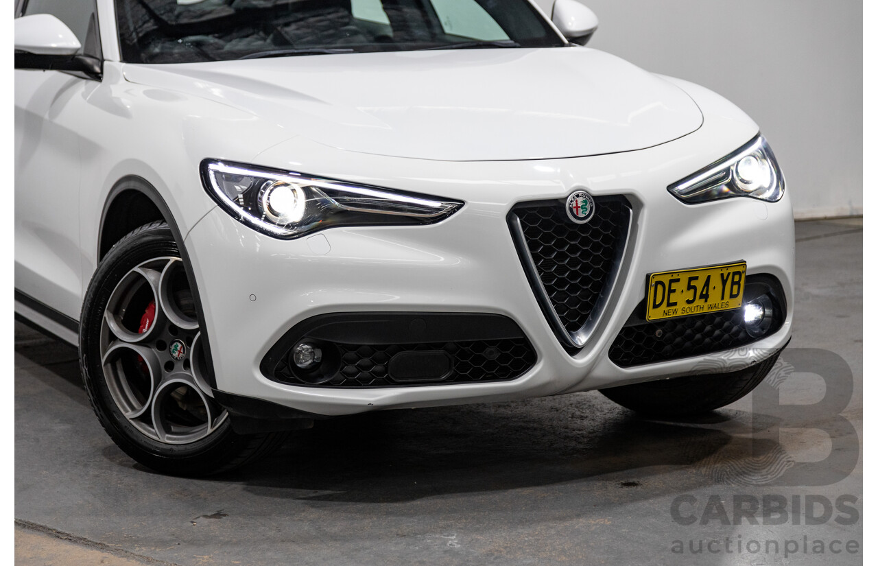 02/2020 Alfa Romeo Stelvio First Edition Q4 (AWD) 949 4D Wagon Alfa White Turbo Diesel 2.1L