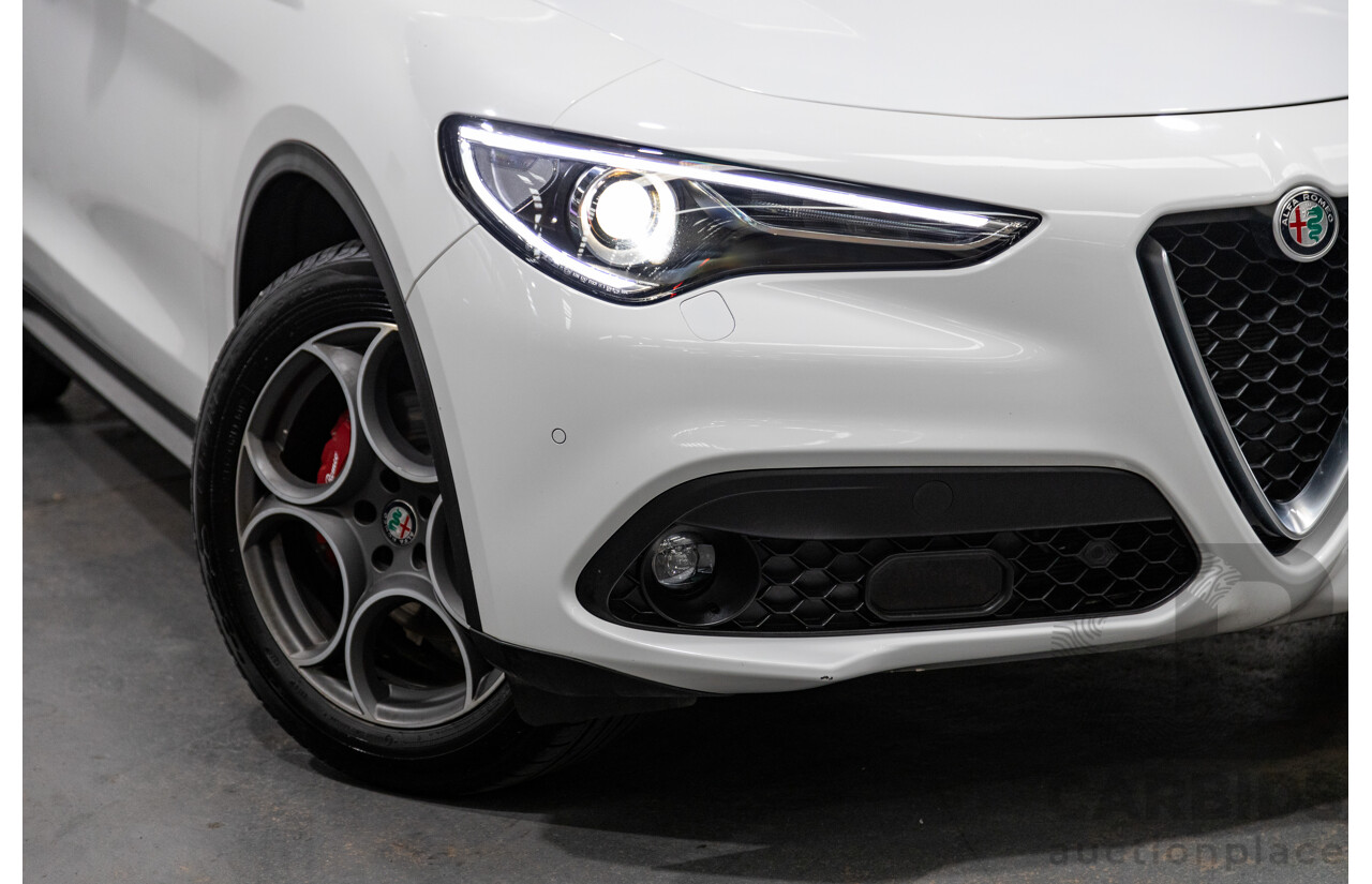 02/2020 Alfa Romeo Stelvio First Edition Q4 (AWD) 949 4D Wagon Alfa White Turbo Diesel 2.1L