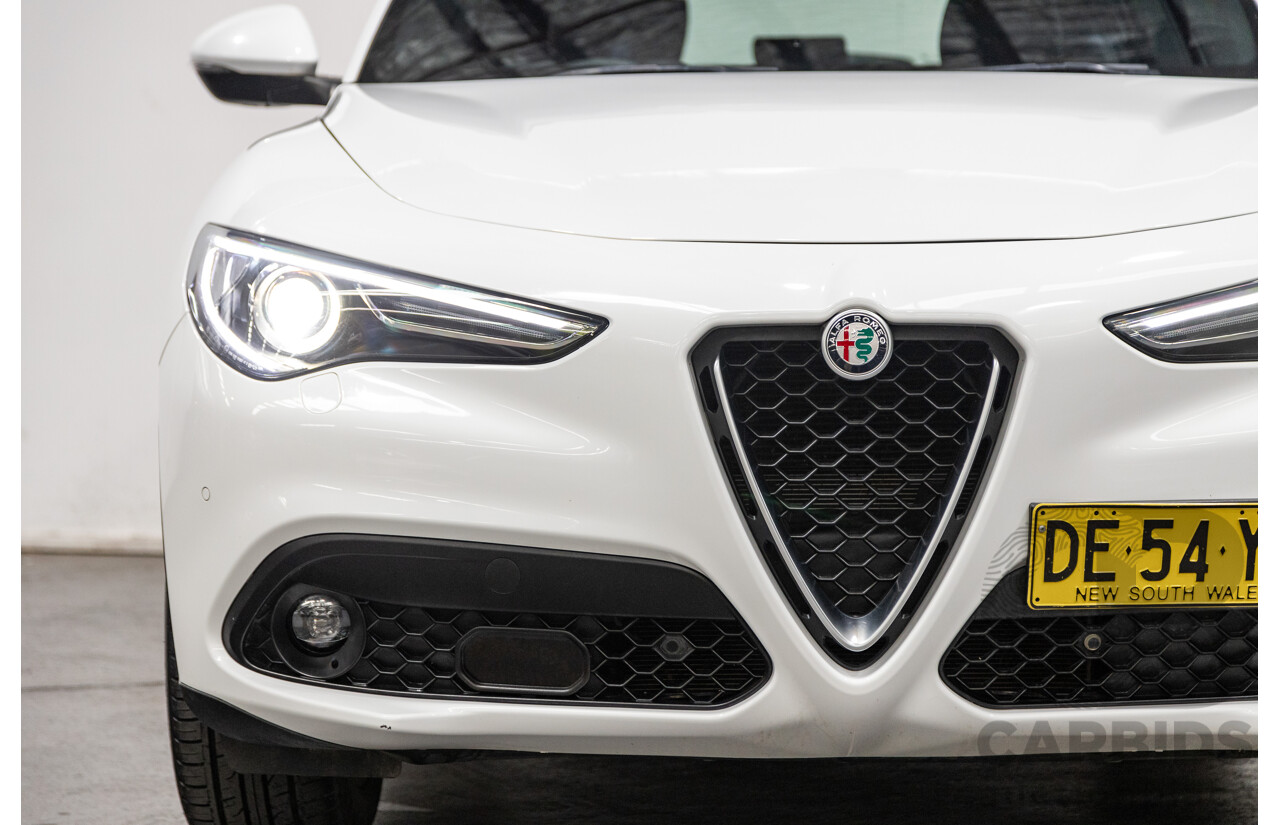 02/2020 Alfa Romeo Stelvio First Edition Q4 (AWD) 949 4D Wagon Alfa White Turbo Diesel 2.1L