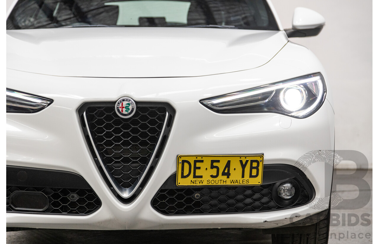 02/2020 Alfa Romeo Stelvio First Edition Q4 (AWD) 949 4D Wagon Alfa White Turbo Diesel 2.1L