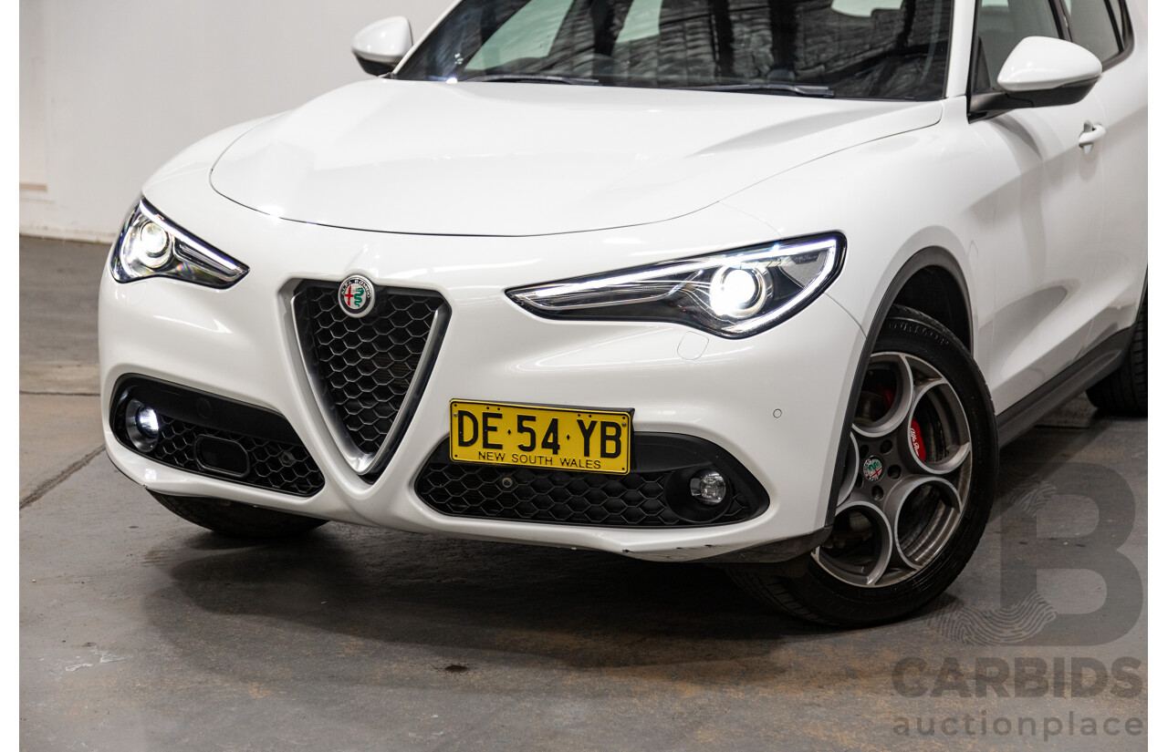 02/2020 Alfa Romeo Stelvio First Edition Q4 (AWD) 949 4D Wagon Alfa White Turbo Diesel 2.1L