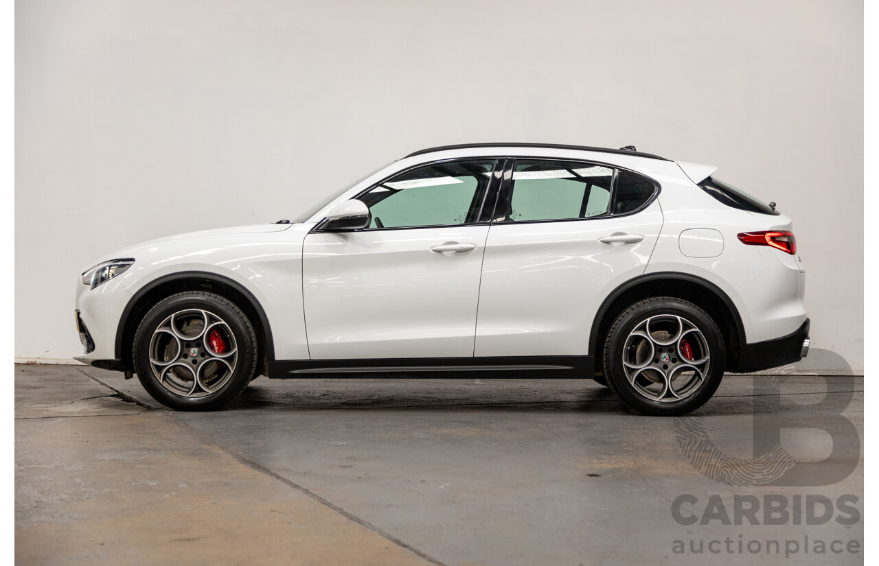 02/2020 Alfa Romeo Stelvio First Edition Q4 (AWD) 949 4D Wagon Alfa White Turbo Diesel 2.1L