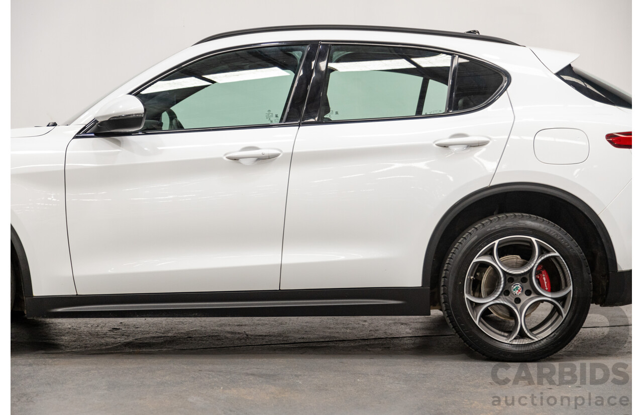 02/2020 Alfa Romeo Stelvio First Edition Q4 (AWD) 949 4D Wagon Alfa White Turbo Diesel 2.1L