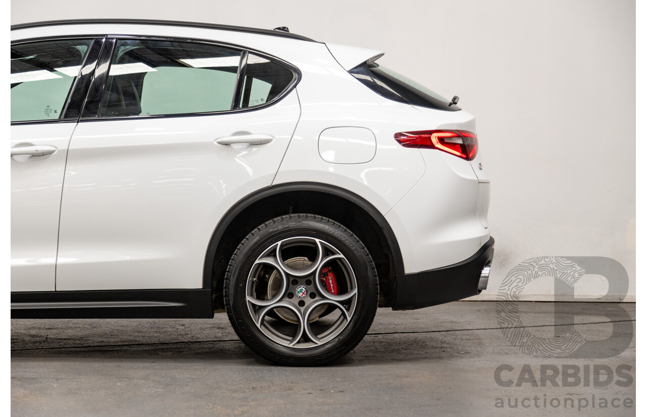 02/2020 Alfa Romeo Stelvio First Edition Q4 (AWD) 949 4D Wagon Alfa White Turbo Diesel 2.1L