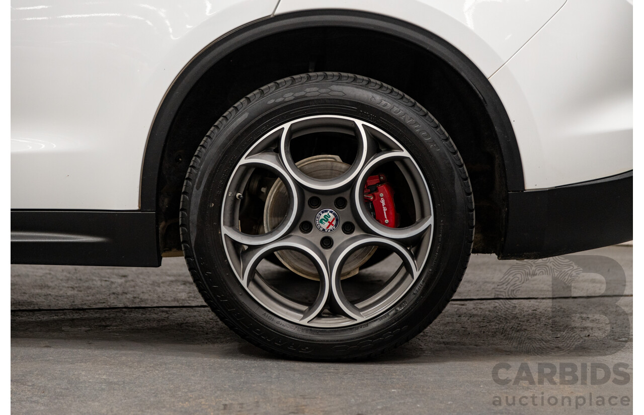 02/2020 Alfa Romeo Stelvio First Edition Q4 (AWD) 949 4D Wagon Alfa White Turbo Diesel 2.1L