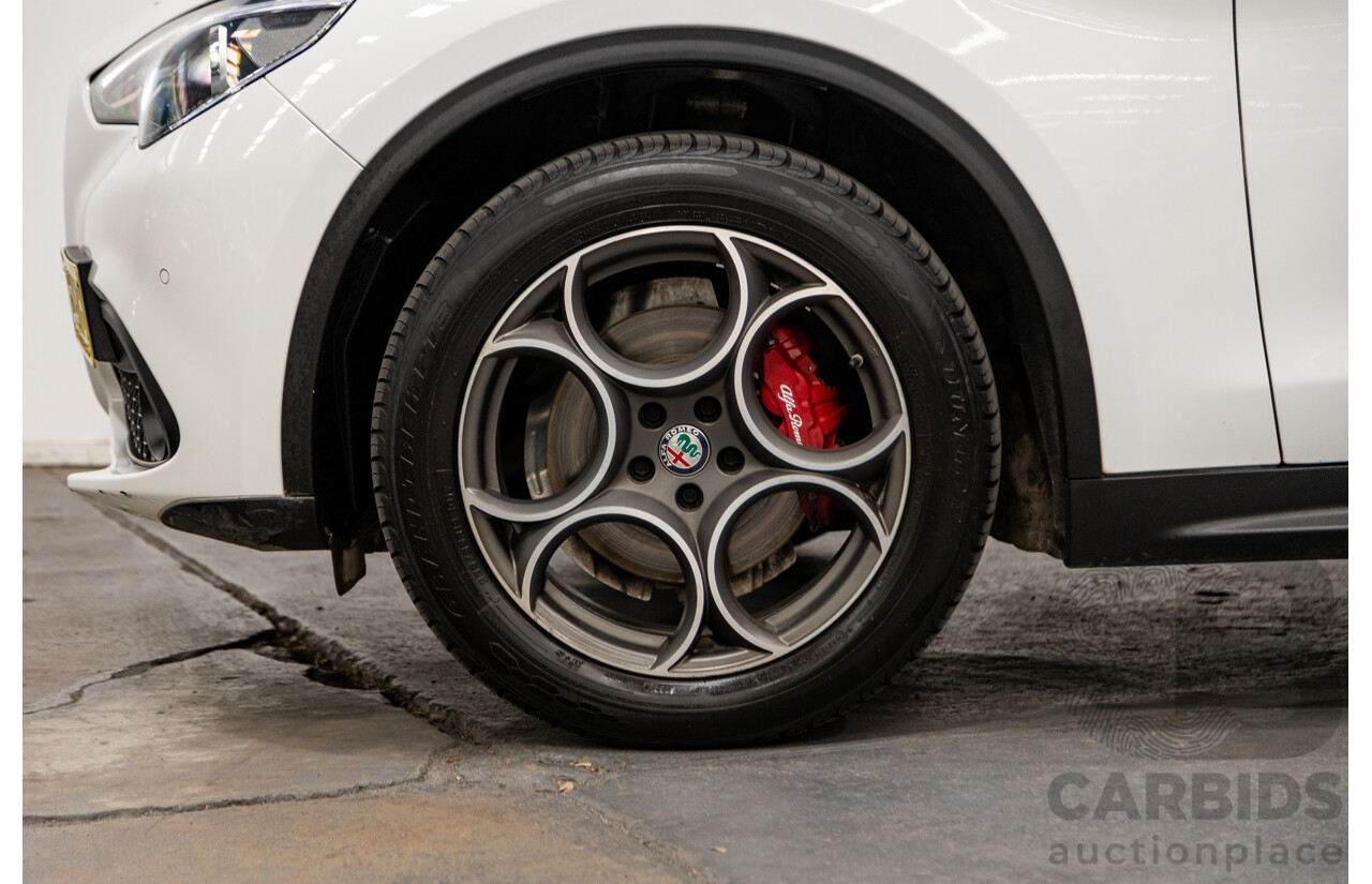 02/2020 Alfa Romeo Stelvio First Edition Q4 (AWD) 949 4D Wagon Alfa White Turbo Diesel 2.1L