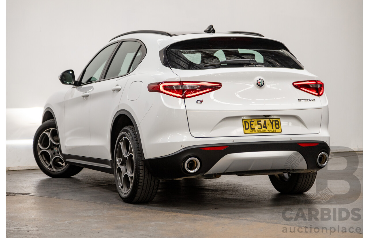 02/2020 Alfa Romeo Stelvio First Edition Q4 (AWD) 949 4D Wagon Alfa White Turbo Diesel 2.1L