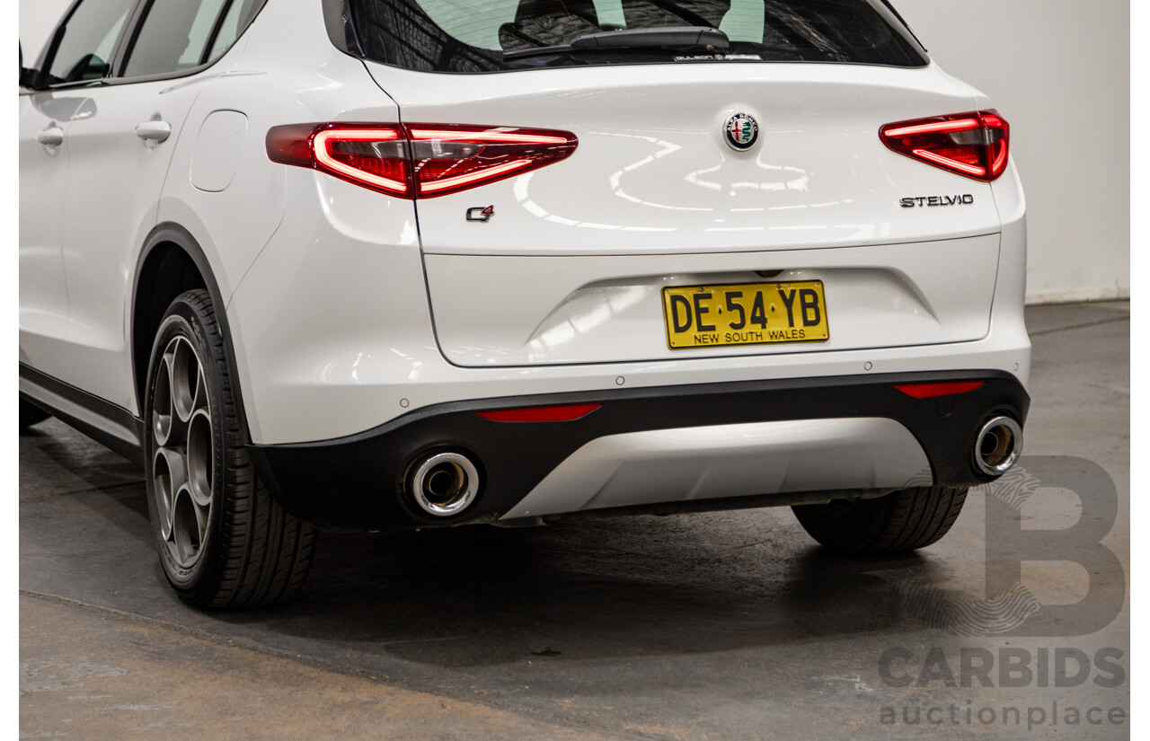 02/2020 Alfa Romeo Stelvio First Edition Q4 (AWD) 949 4D Wagon Alfa White Turbo Diesel 2.1L