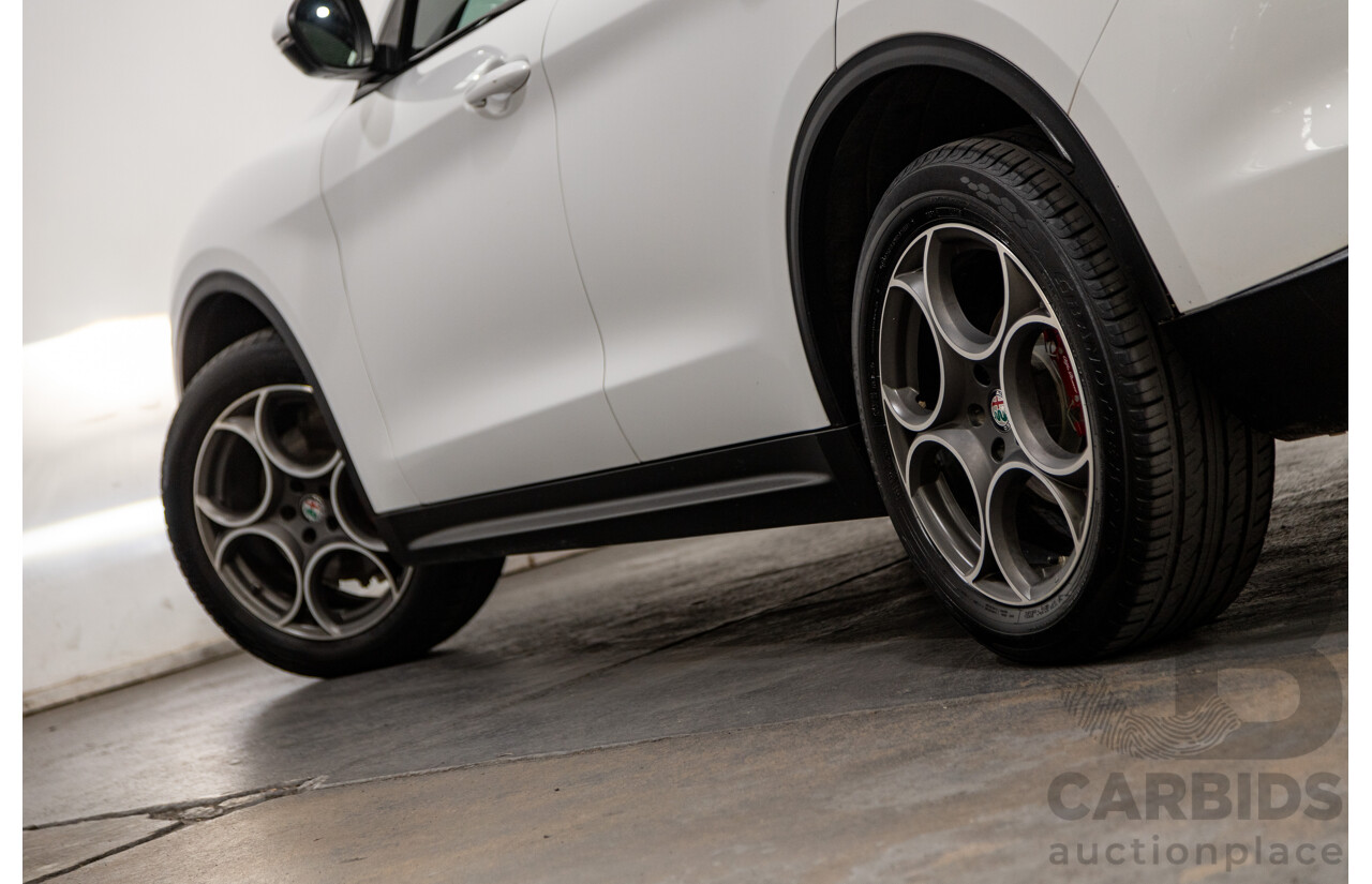 02/2020 Alfa Romeo Stelvio First Edition Q4 (AWD) 949 4D Wagon Alfa White Turbo Diesel 2.1L