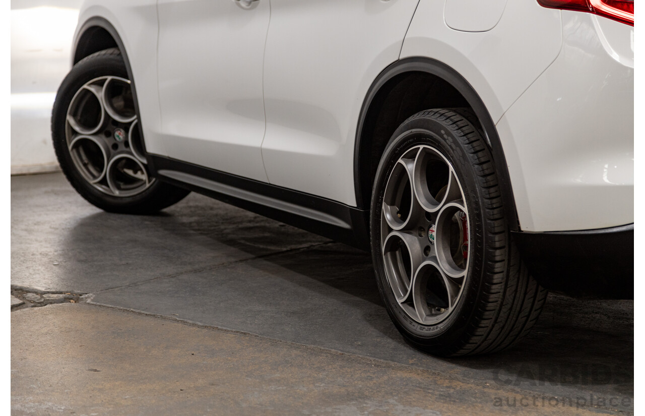 02/2020 Alfa Romeo Stelvio First Edition Q4 (AWD) 949 4D Wagon Alfa White Turbo Diesel 2.1L