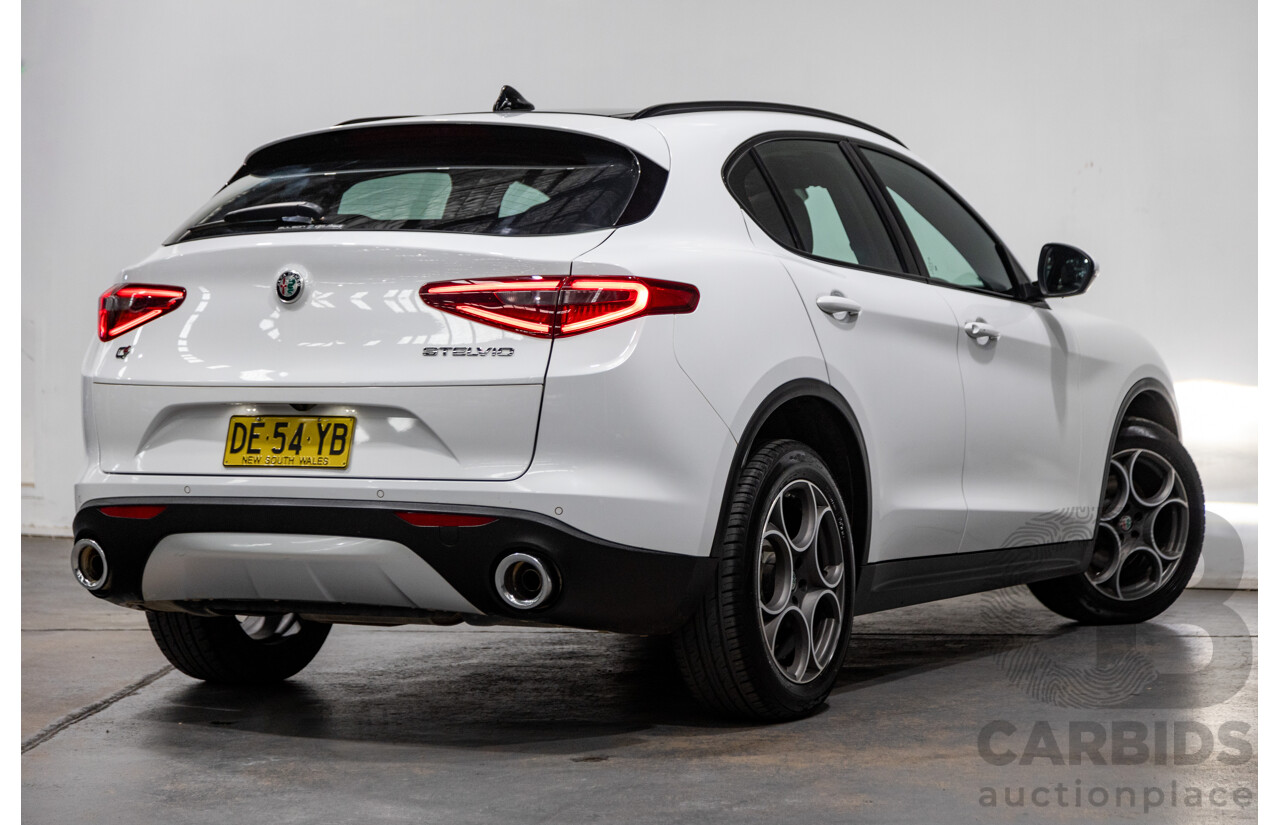 02/2020 Alfa Romeo Stelvio First Edition Q4 (AWD) 949 4D Wagon Alfa White Turbo Diesel 2.1L