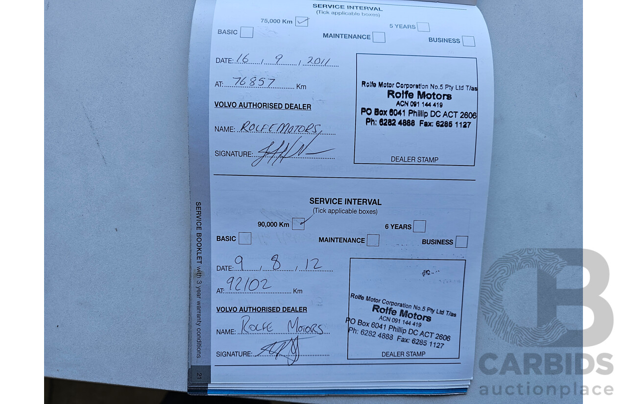 8/2007 Volvo XC70 Cross County 4d Wagon Blue 2.5L