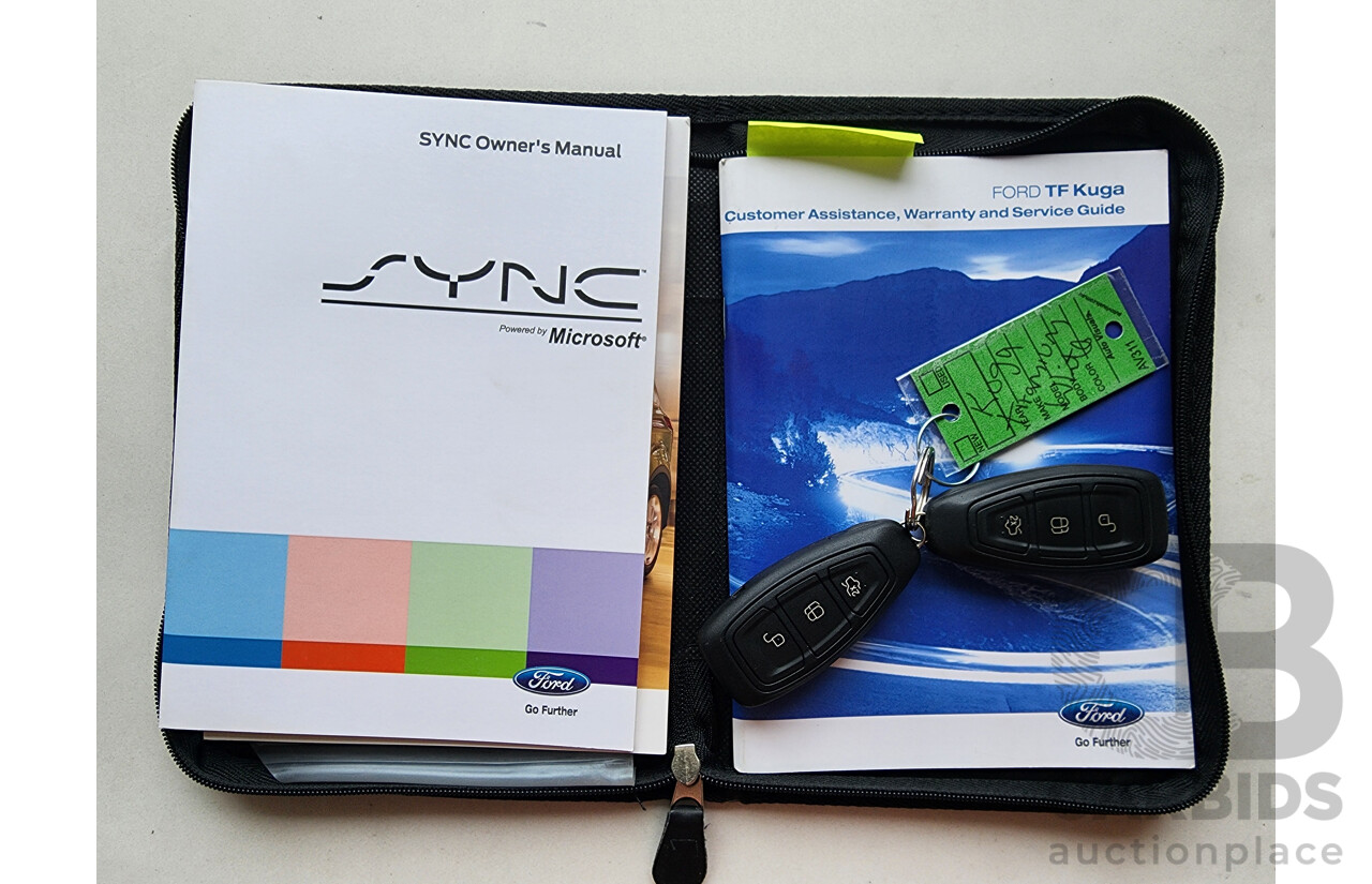 12/2013 Ford Kuga Titanium (awd) TF 4d Wagon White 2.0L