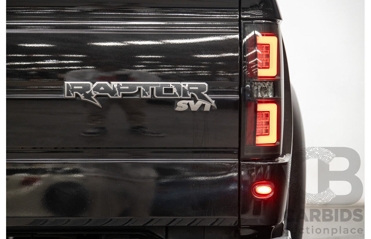 12/2012 Ford F-150 SVT Raptor (4x4) MY13 4d Super Cab Tuxedo Black Metallic V8 6.2L