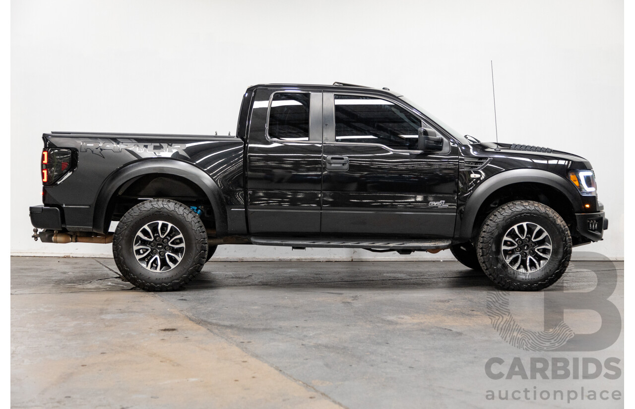 12/2012 Ford F-150 SVT Raptor (4x4) MY13 4d Super Cab Tuxedo Black Metallic V8 6.2L