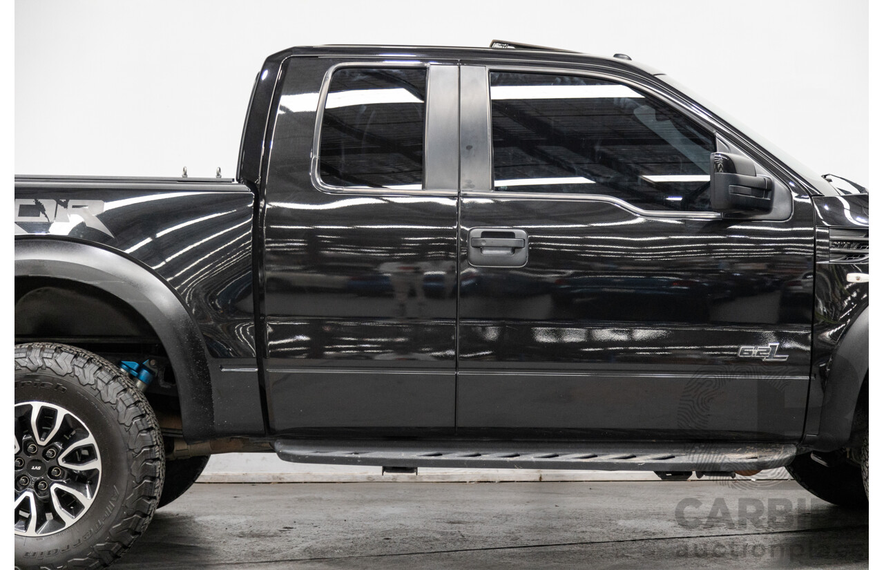 12/2012 Ford F-150 SVT Raptor (4x4) MY13 4d Super Cab Tuxedo Black Metallic V8 6.2L