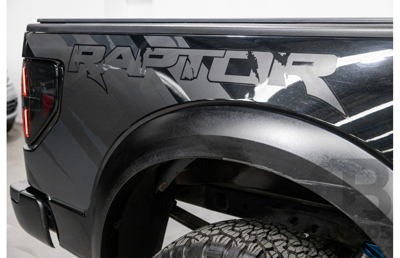 12/2012 Ford F-150 SVT Raptor (4x4) MY13 4d Super Cab Tuxedo Black Metallic V8 6.2L