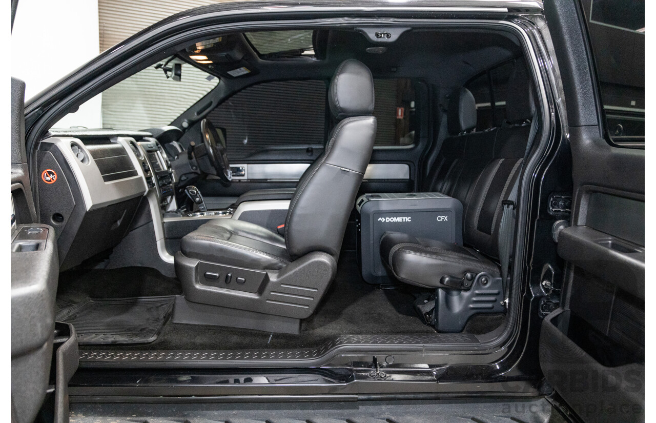 12/2012 Ford F-150 SVT Raptor (4x4) MY13 4d Super Cab Tuxedo Black Metallic V8 6.2L