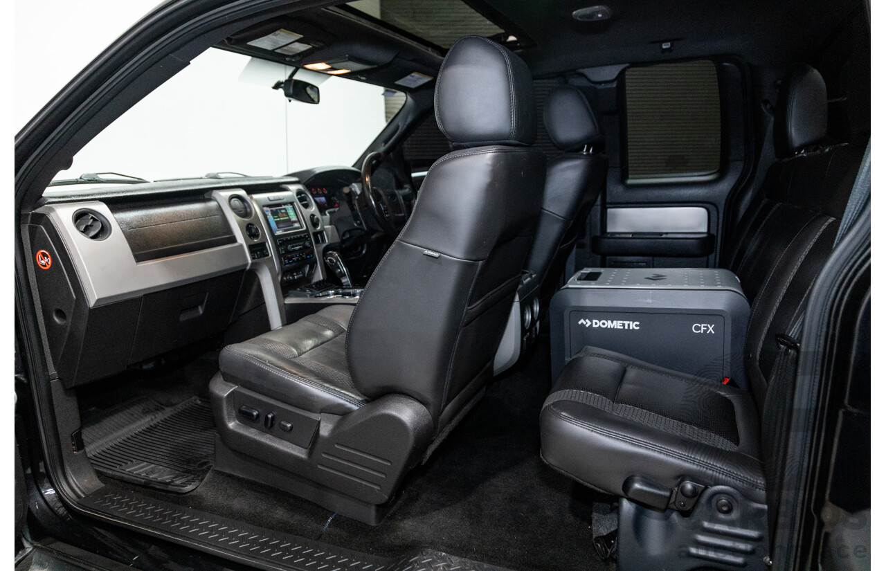 12/2012 Ford F-150 SVT Raptor (4x4) MY13 4d Super Cab Tuxedo Black Metallic V8 6.2L