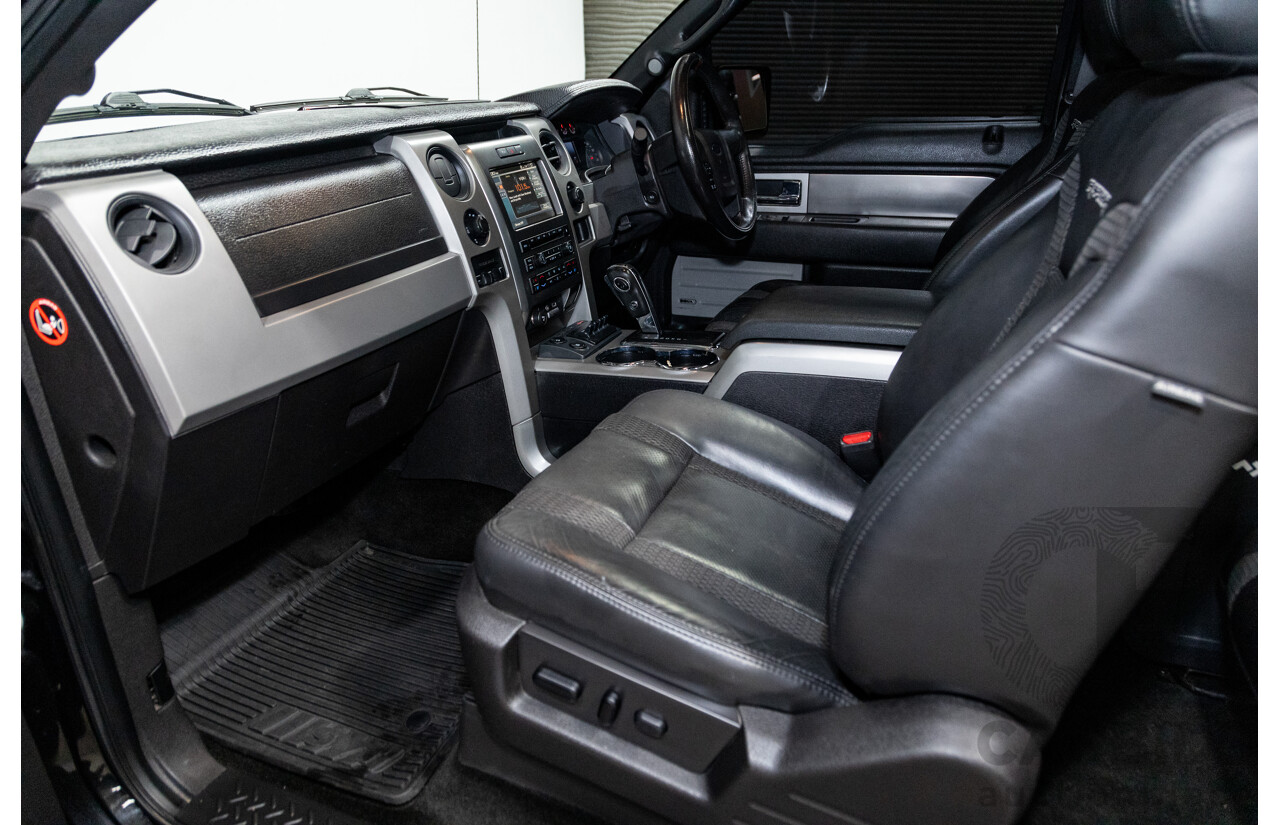 12/2012 Ford F-150 SVT Raptor (4x4) MY13 4d Super Cab Tuxedo Black Metallic V8 6.2L