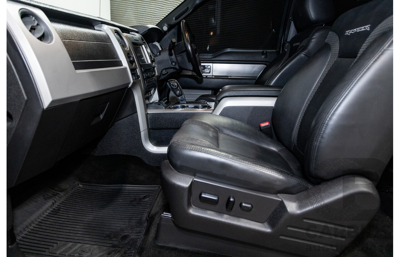 12/2012 Ford F-150 SVT Raptor (4x4) MY13 4d Super Cab Tuxedo Black Metallic V8 6.2L