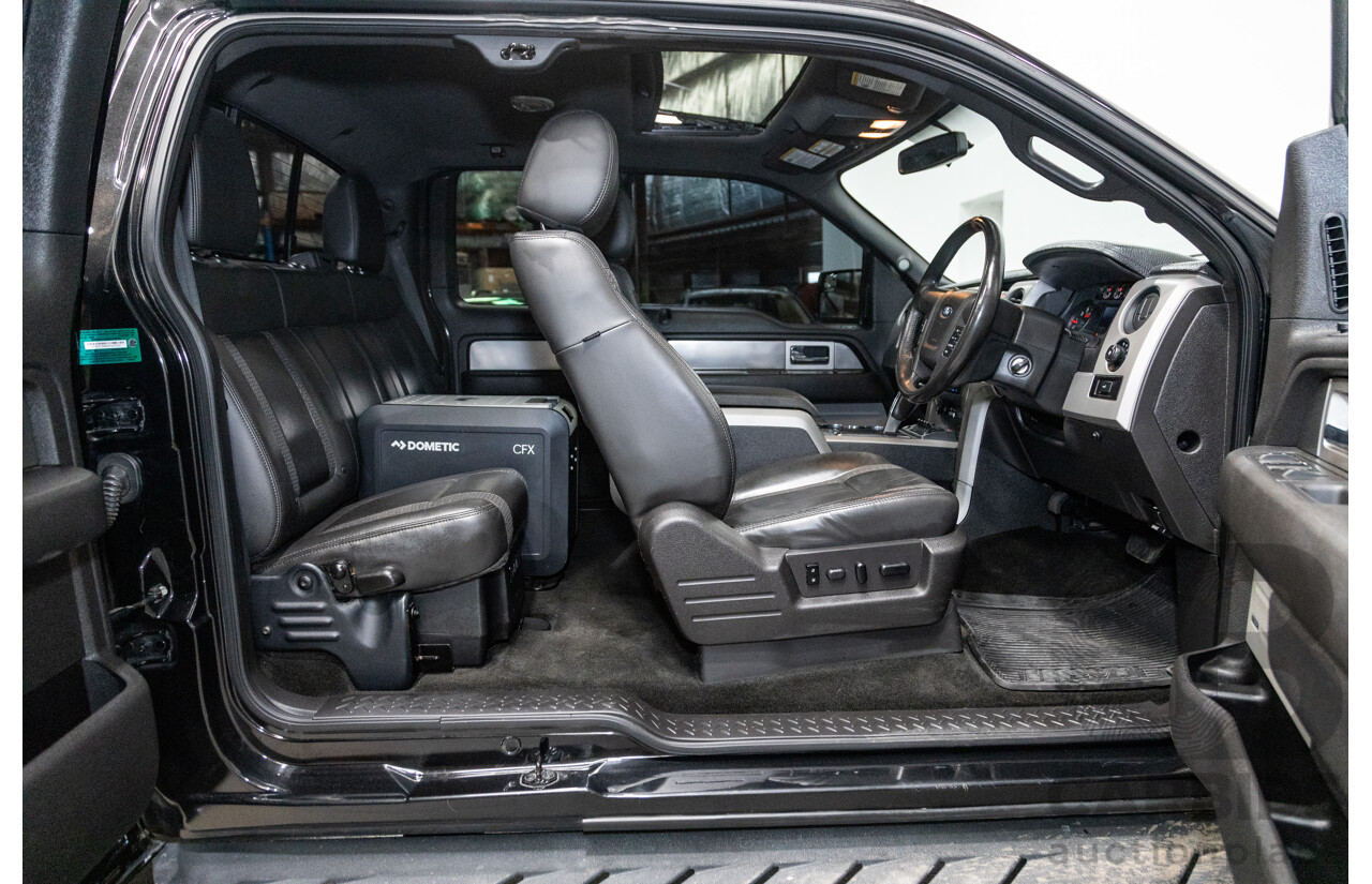 12/2012 Ford F-150 SVT Raptor (4x4) MY13 4d Super Cab Tuxedo Black Metallic V8 6.2L