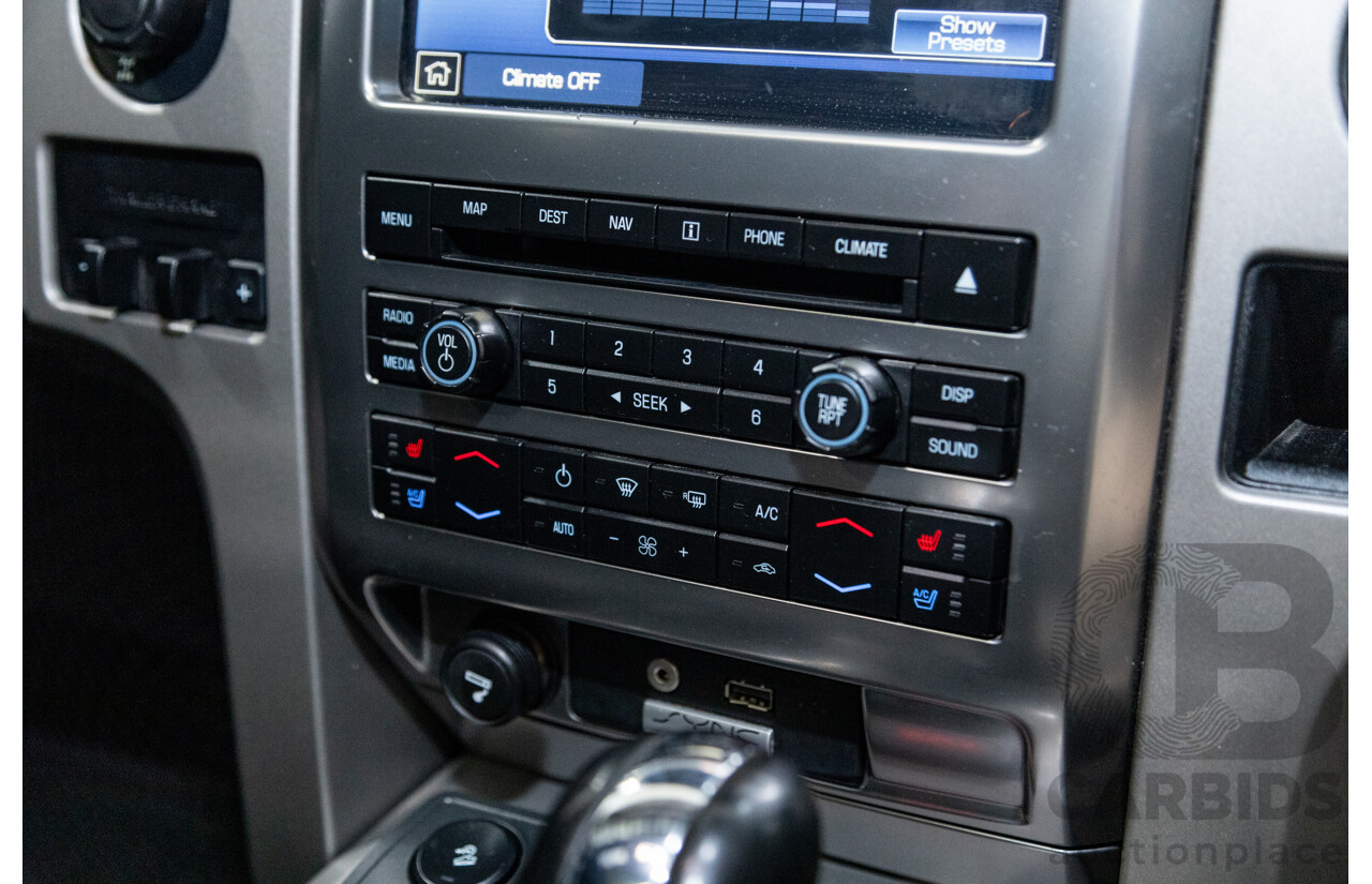 12/2012 Ford F-150 SVT Raptor (4x4) MY13 4d Super Cab Tuxedo Black Metallic V8 6.2L