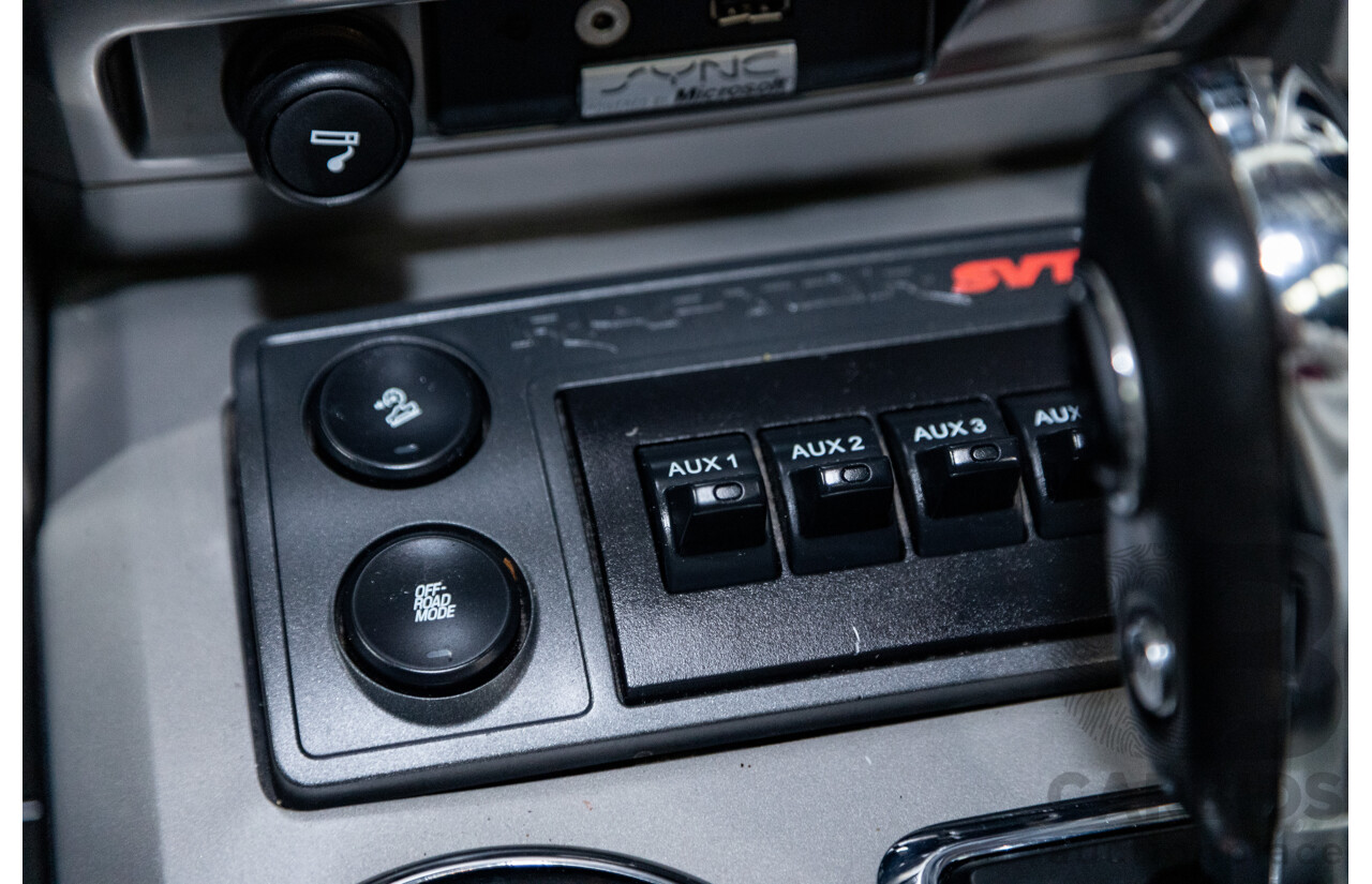 12/2012 Ford F-150 SVT Raptor (4x4) MY13 4d Super Cab Tuxedo Black Metallic V8 6.2L