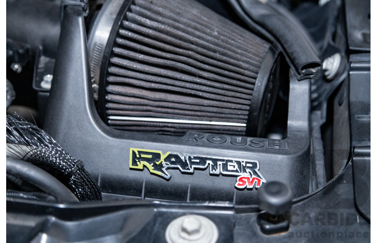 12/2012 Ford F-150 SVT Raptor (4x4) MY13 4d Super Cab Tuxedo Black Metallic V8 6.2L