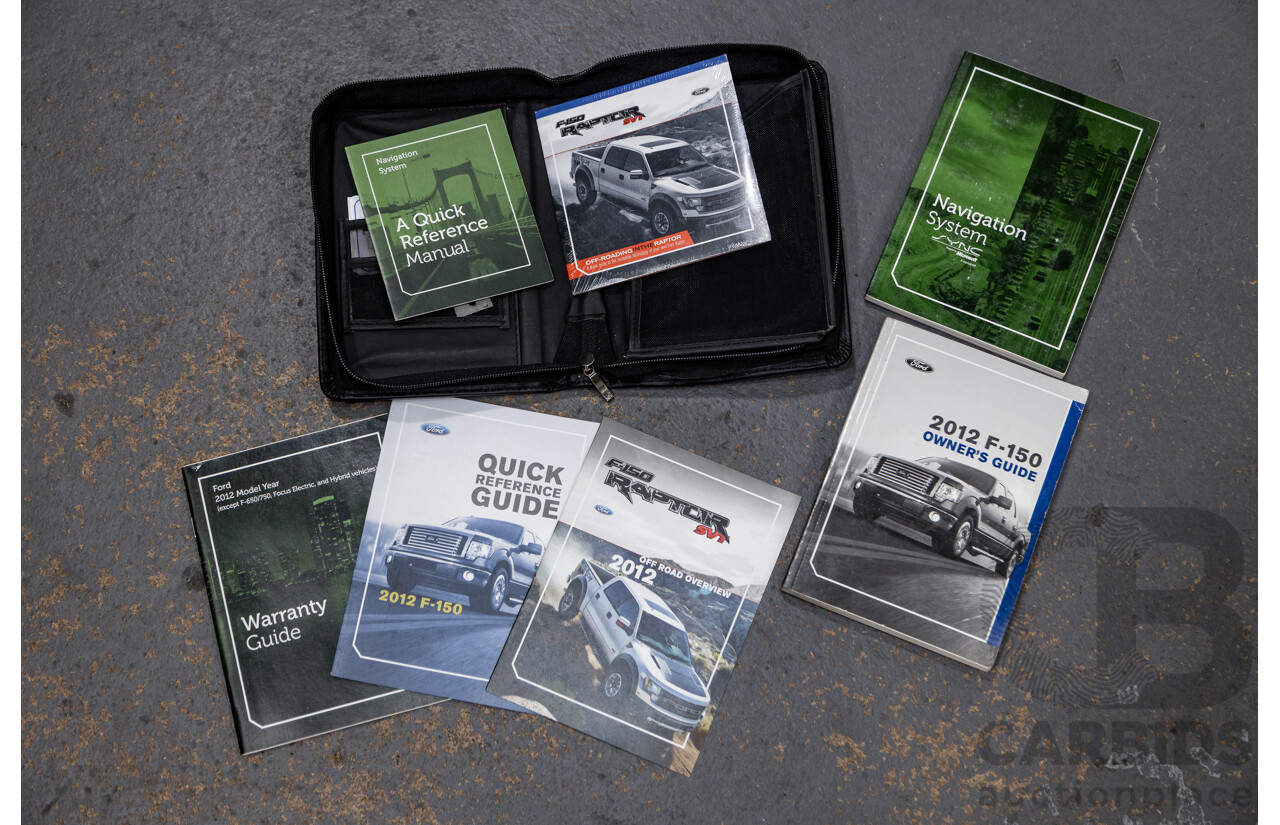 12/2012 Ford F-150 SVT Raptor (4x4) MY13 4d Super Cab Tuxedo Black Metallic V8 6.2L