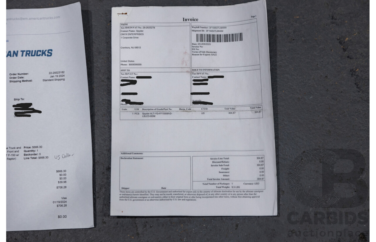 12/2012 Ford F-150 SVT Raptor (4x4) MY13 4d Super Cab Tuxedo Black Metallic V8 6.2L