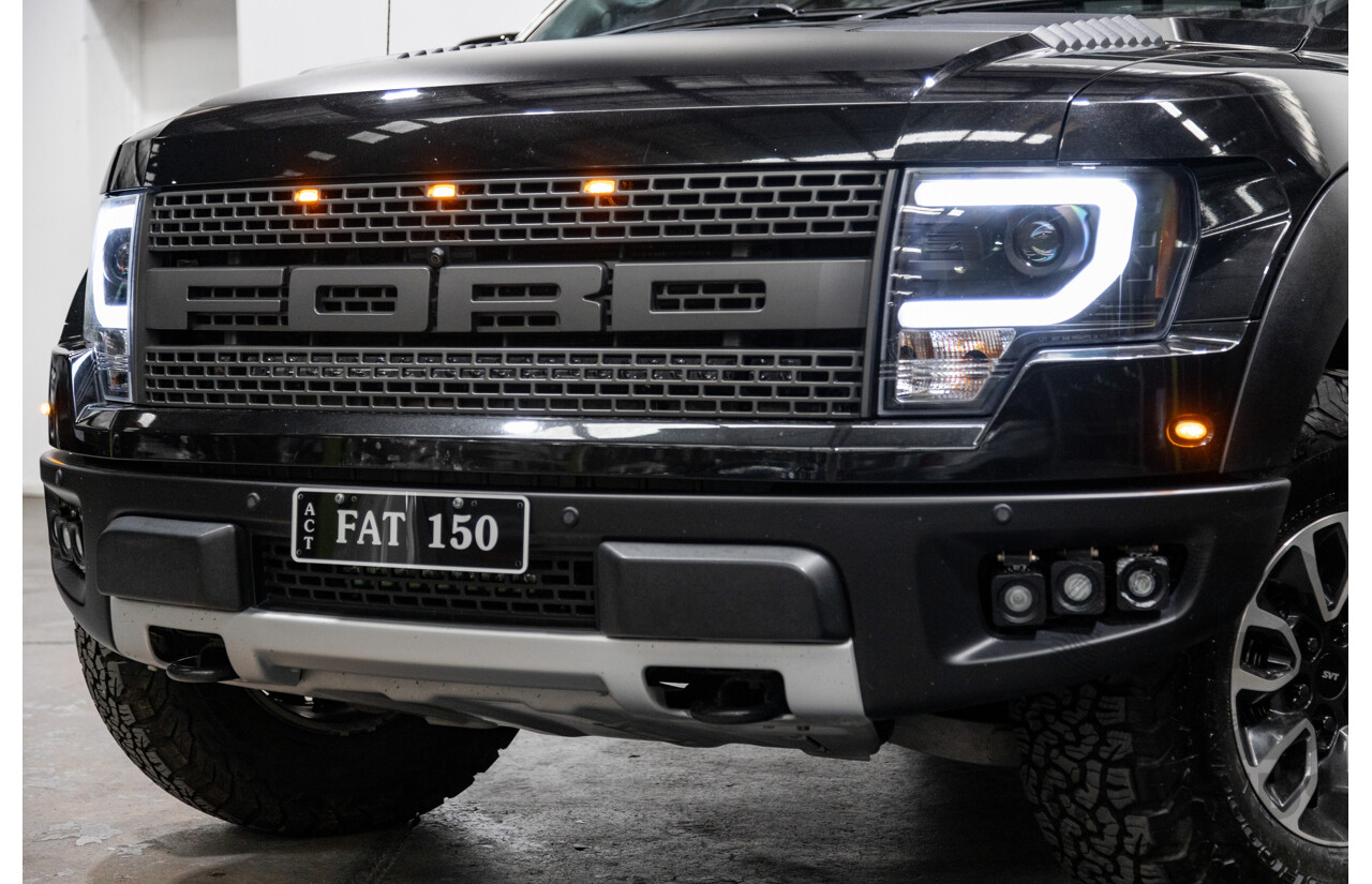 12/2012 Ford F-150 SVT Raptor (4x4) MY13 4d Super Cab Tuxedo Black Metallic V8 6.2L
