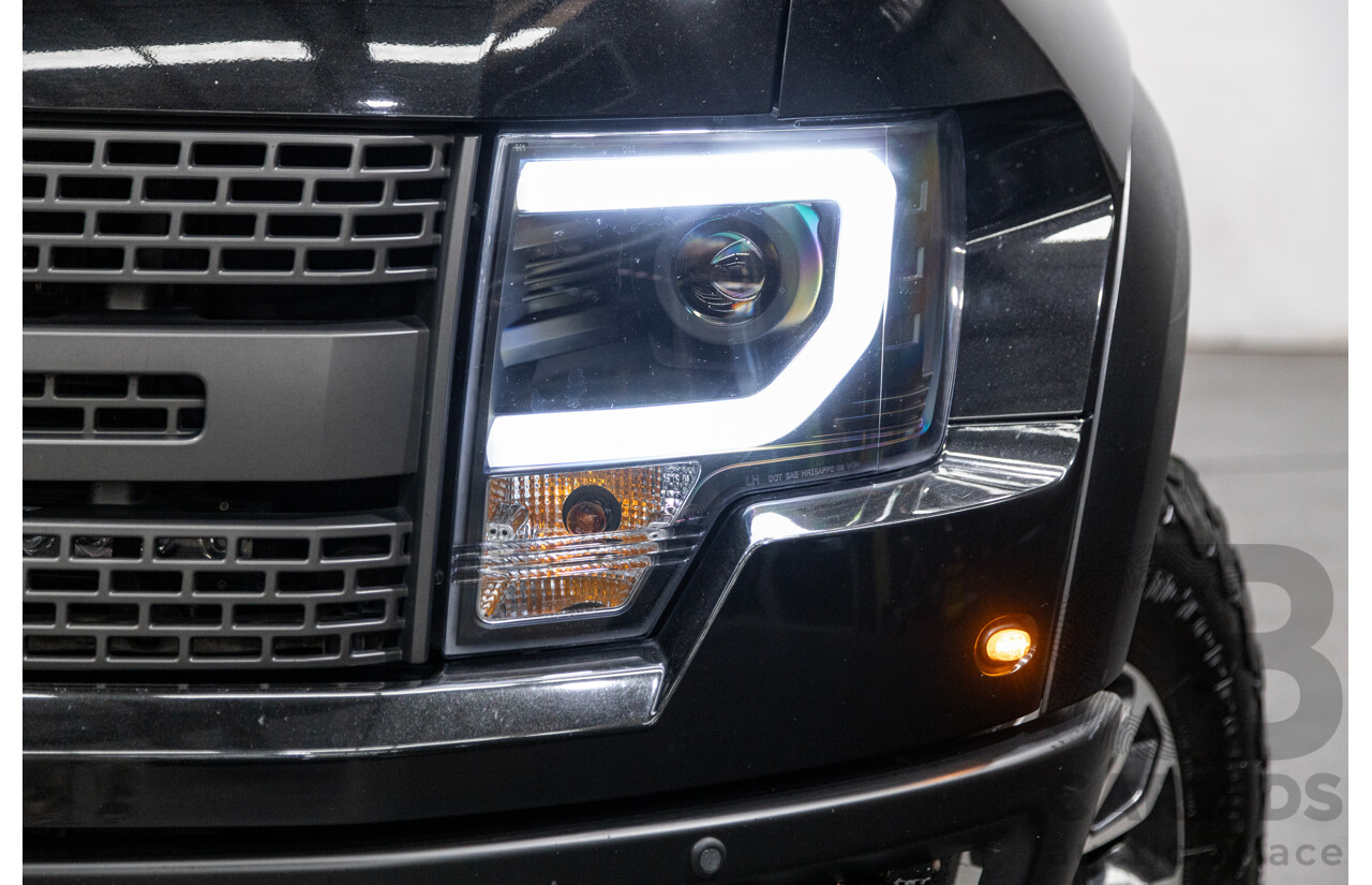 12/2012 Ford F-150 SVT Raptor (4x4) MY13 4d Super Cab Tuxedo Black Metallic V8 6.2L