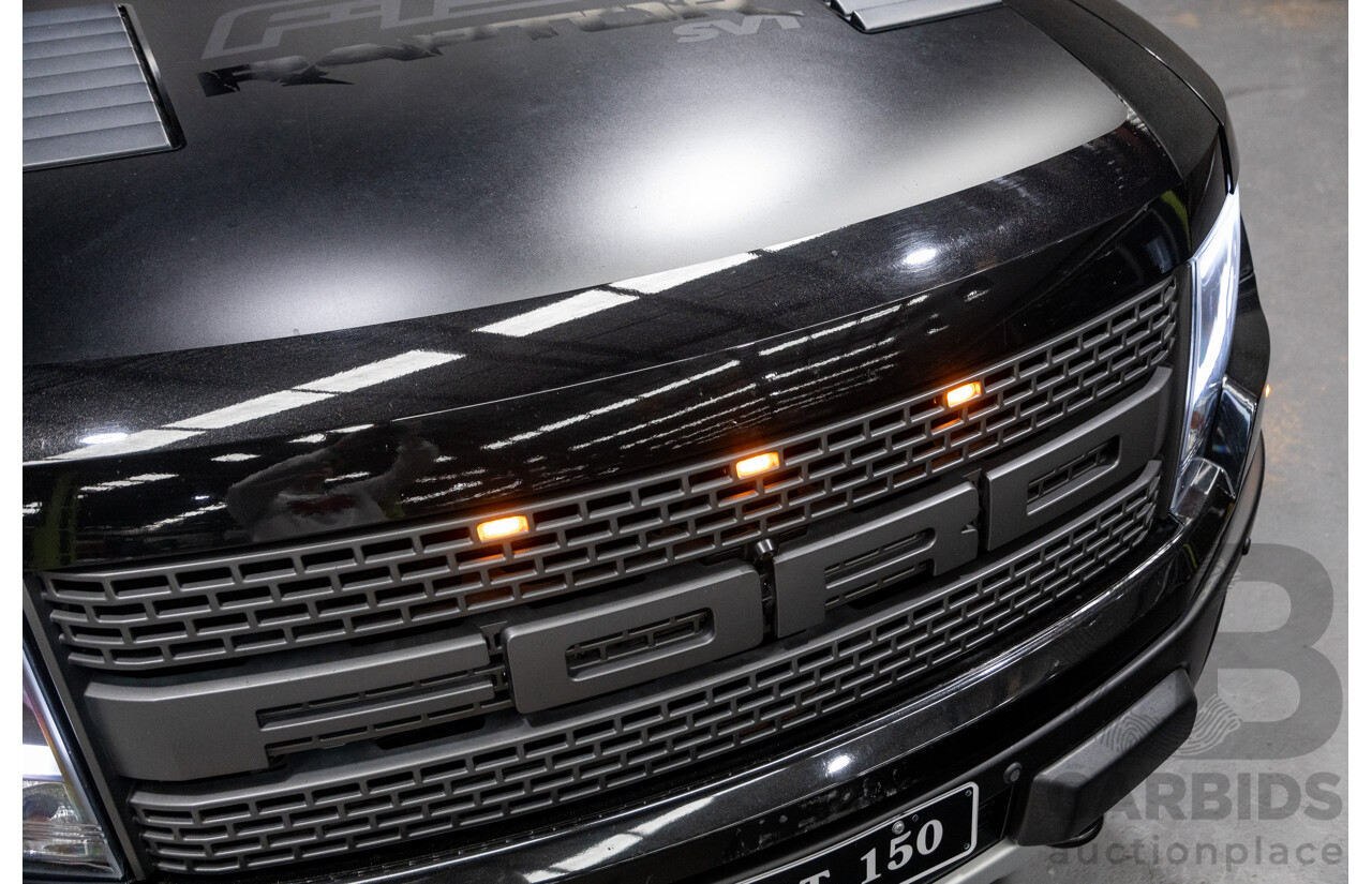 12/2012 Ford F-150 SVT Raptor (4x4) MY13 4d Super Cab Tuxedo Black Metallic V8 6.2L