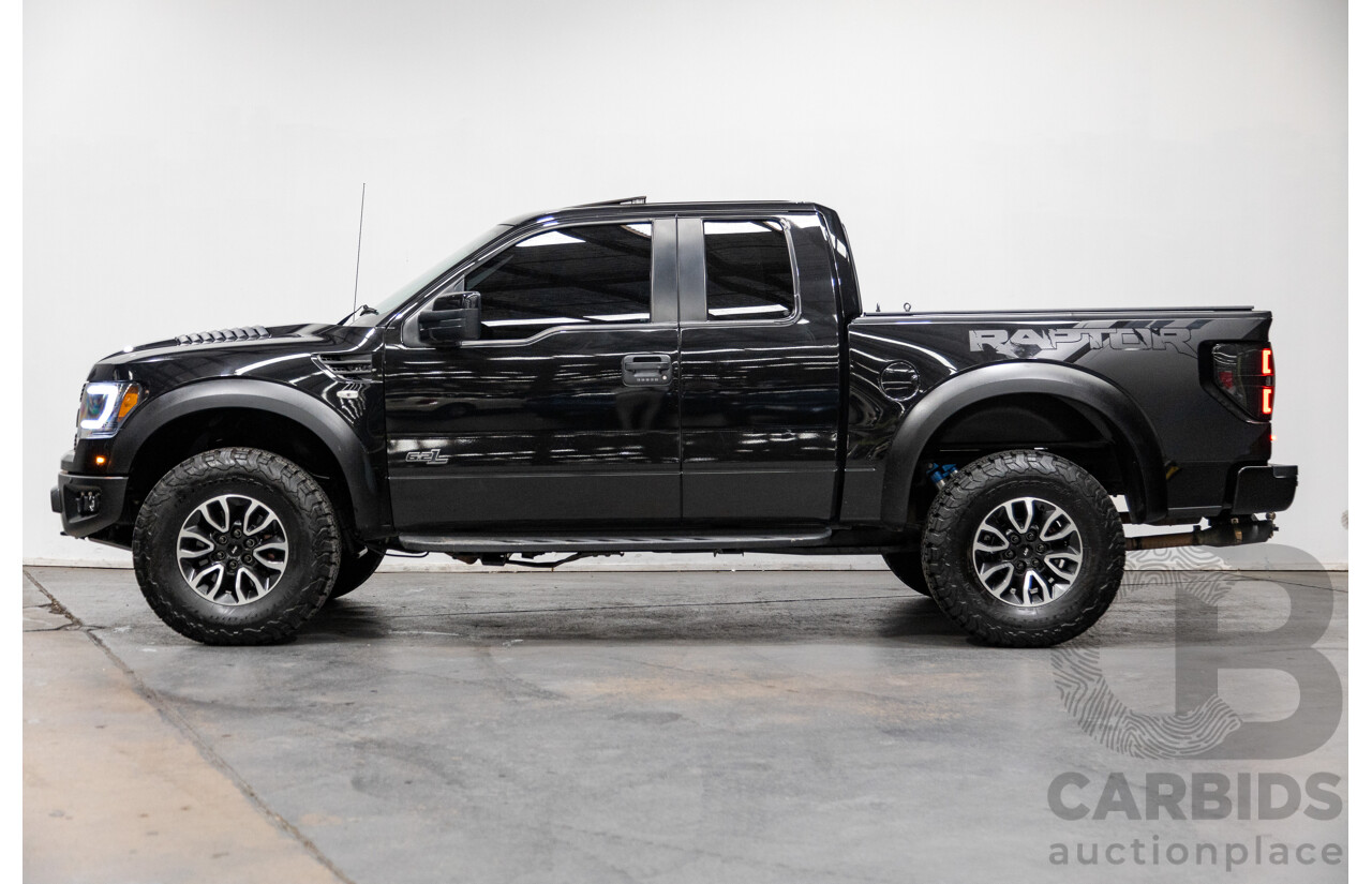 12/2012 Ford F-150 SVT Raptor (4x4) MY13 4d Super Cab Tuxedo Black Metallic V8 6.2L