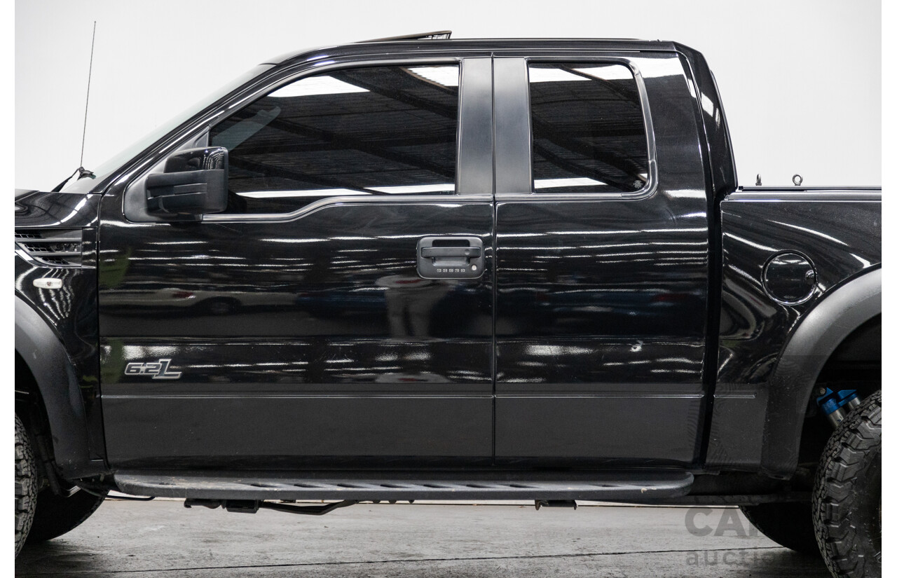 12/2012 Ford F-150 SVT Raptor (4x4) MY13 4d Super Cab Tuxedo Black Metallic V8 6.2L