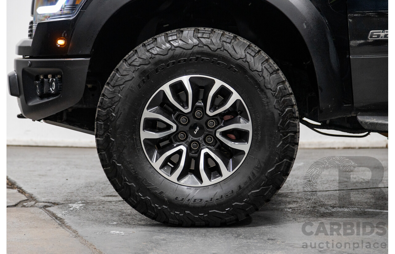 12/2012 Ford F-150 SVT Raptor (4x4) MY13 4d Super Cab Tuxedo Black Metallic V8 6.2L