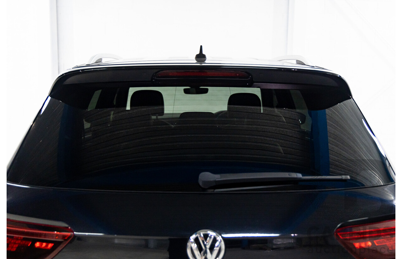 09/2018 Volkswagen Tiguan R-Line ALLSPACE 162 TSI HIGHLINE (AWD) 5NA MY18 4D Wagon Deep Black Pearl Turbo 2.0L - 7 Seater