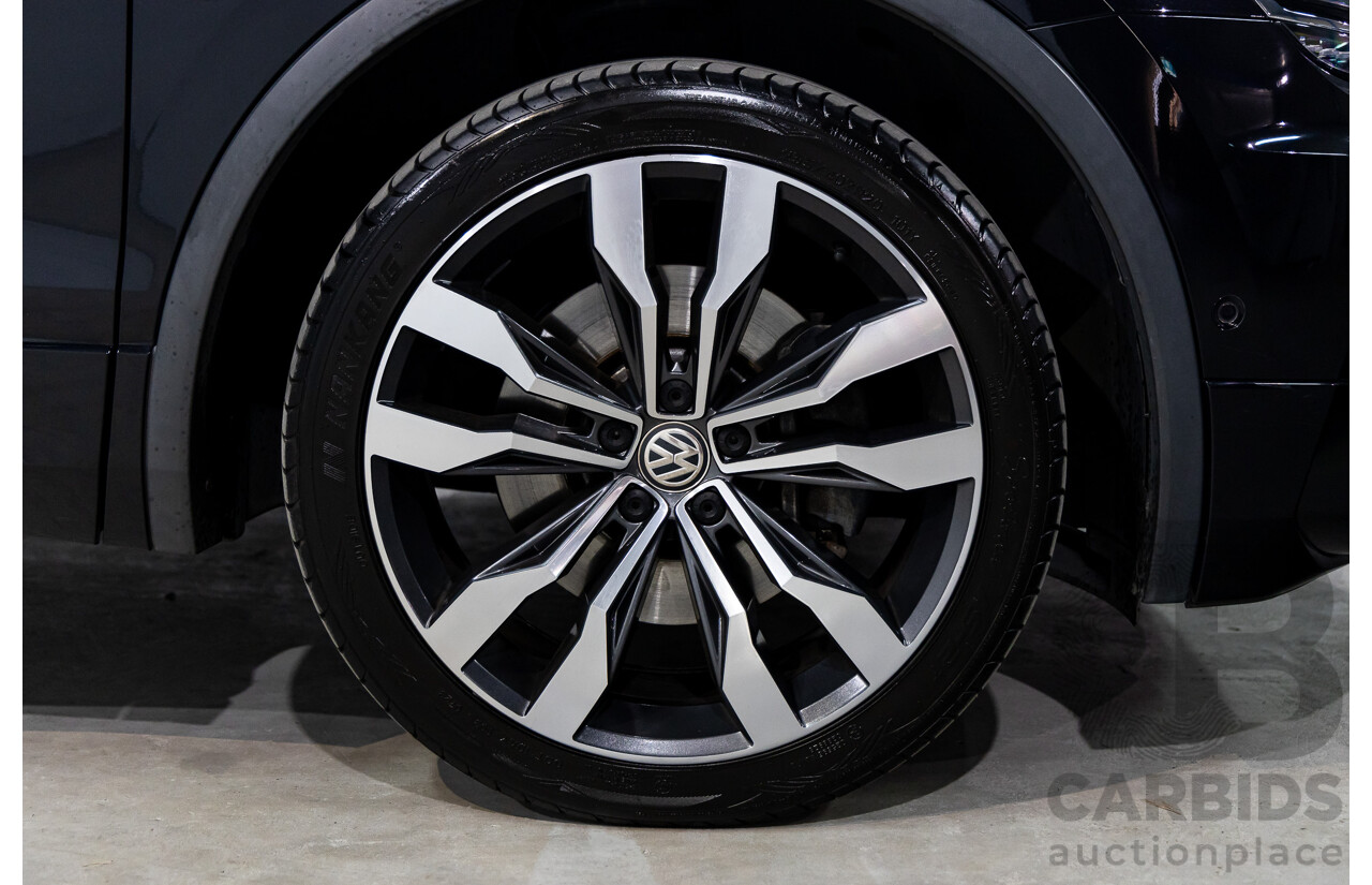 09/2018 Volkswagen Tiguan R-Line ALLSPACE 162 TSI HIGHLINE (AWD) 5NA MY18 4D Wagon Deep Black Pearl Turbo 2.0L - 7 Seater