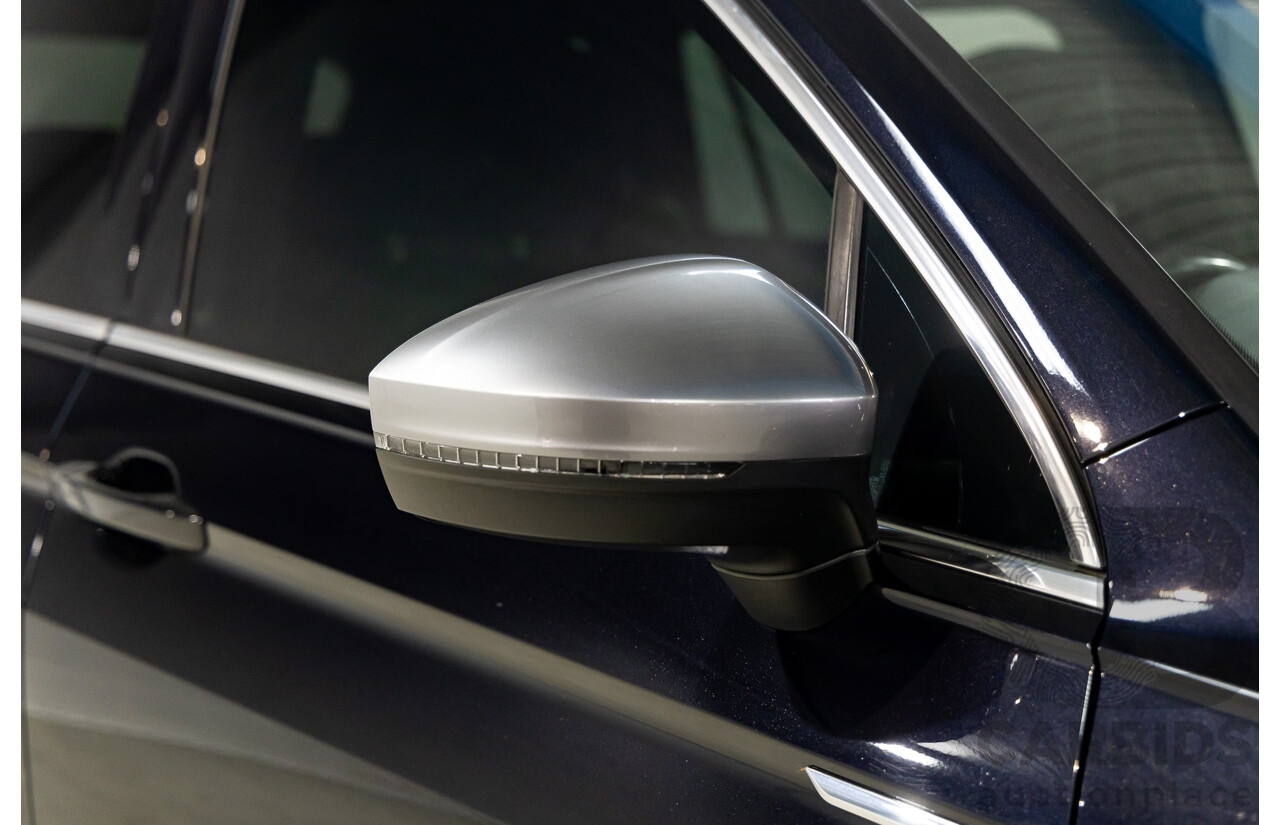 09/2018 Volkswagen Tiguan R-Line ALLSPACE 162 TSI HIGHLINE (AWD) 5NA MY18 4D Wagon Deep Black Pearl Turbo 2.0L - 7 Seater