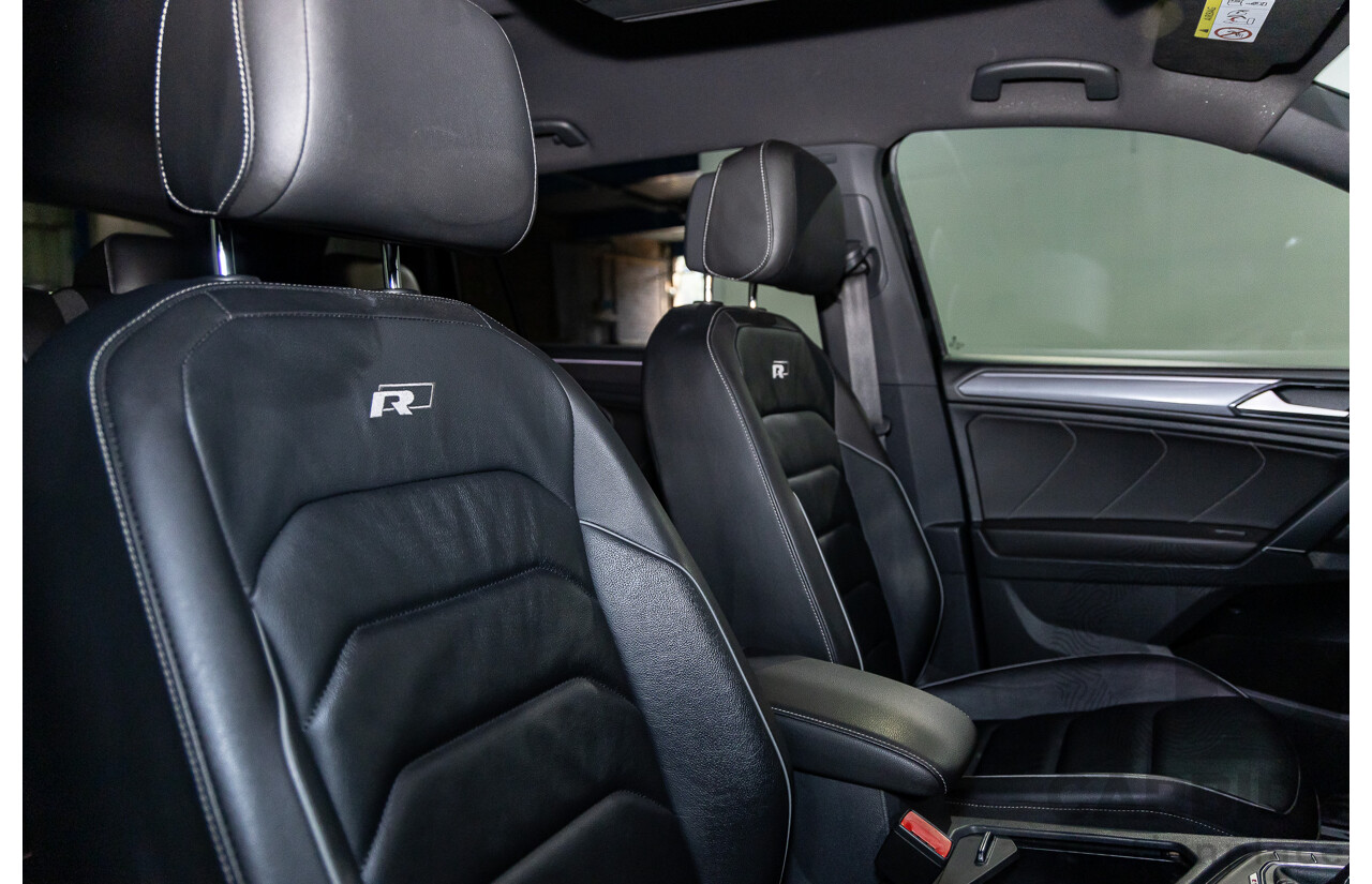 09/2018 Volkswagen Tiguan R-Line ALLSPACE 162 TSI HIGHLINE (AWD) 5NA MY18 4D Wagon Deep Black Pearl Turbo 2.0L - 7 Seater