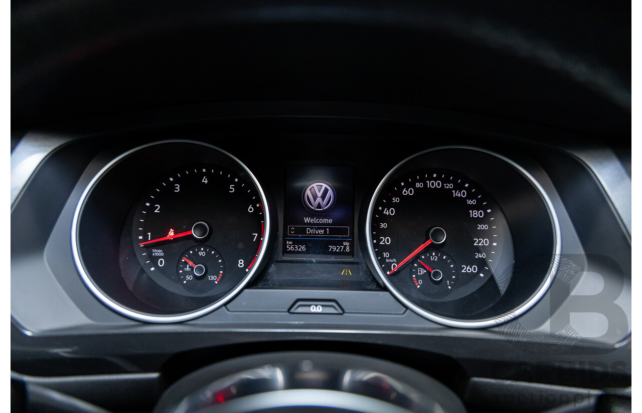 09/2018 Volkswagen Tiguan R-Line ALLSPACE 162 TSI HIGHLINE (AWD) 5NA MY18 4D Wagon Deep Black Pearl Turbo 2.0L - 7 Seater