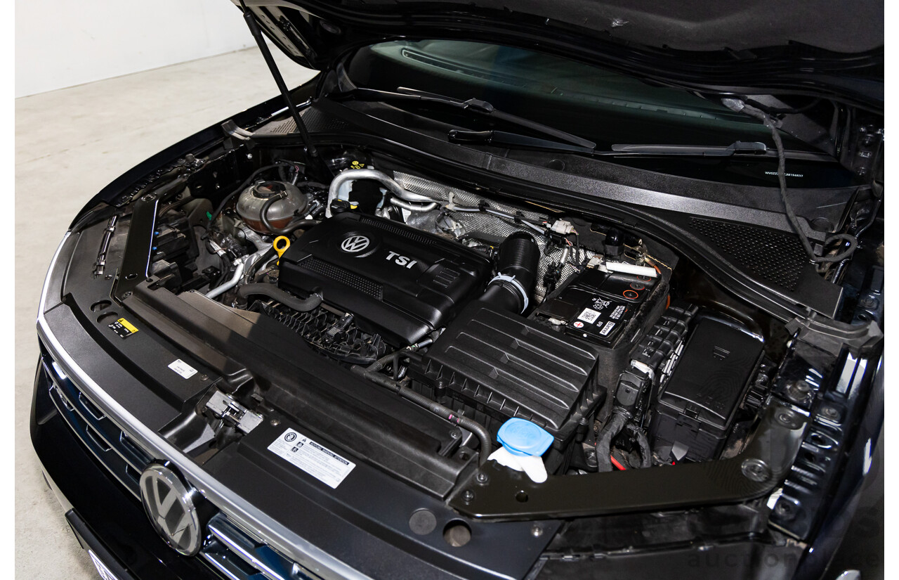 09/2018 Volkswagen Tiguan R-Line ALLSPACE 162 TSI HIGHLINE (AWD) 5NA MY18 4D Wagon Deep Black Pearl Turbo 2.0L - 7 Seater