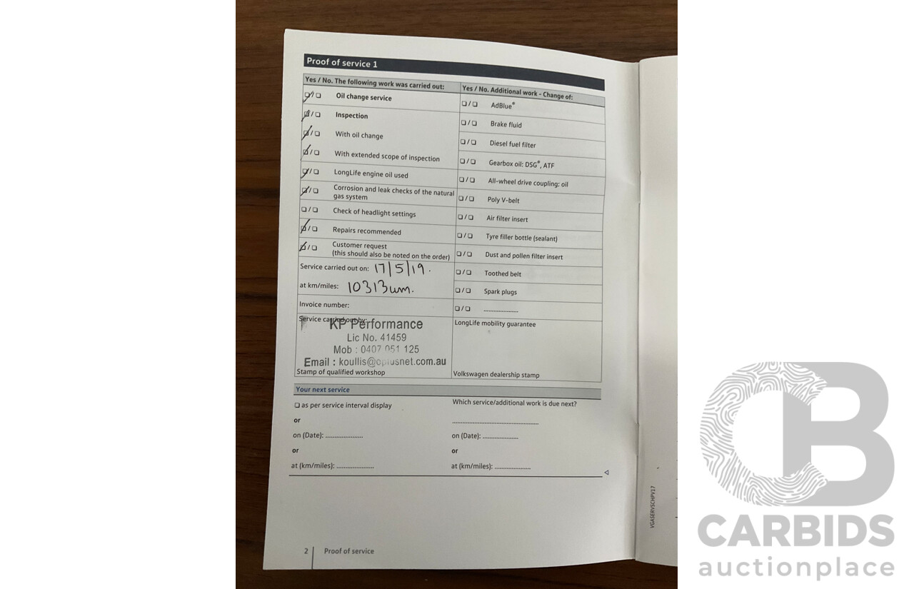 09/2018 Volkswagen Tiguan R-Line ALLSPACE 162 TSI HIGHLINE (AWD) 5NA MY18 4D Wagon Deep Black Pearl Turbo 2.0L - 7 Seater