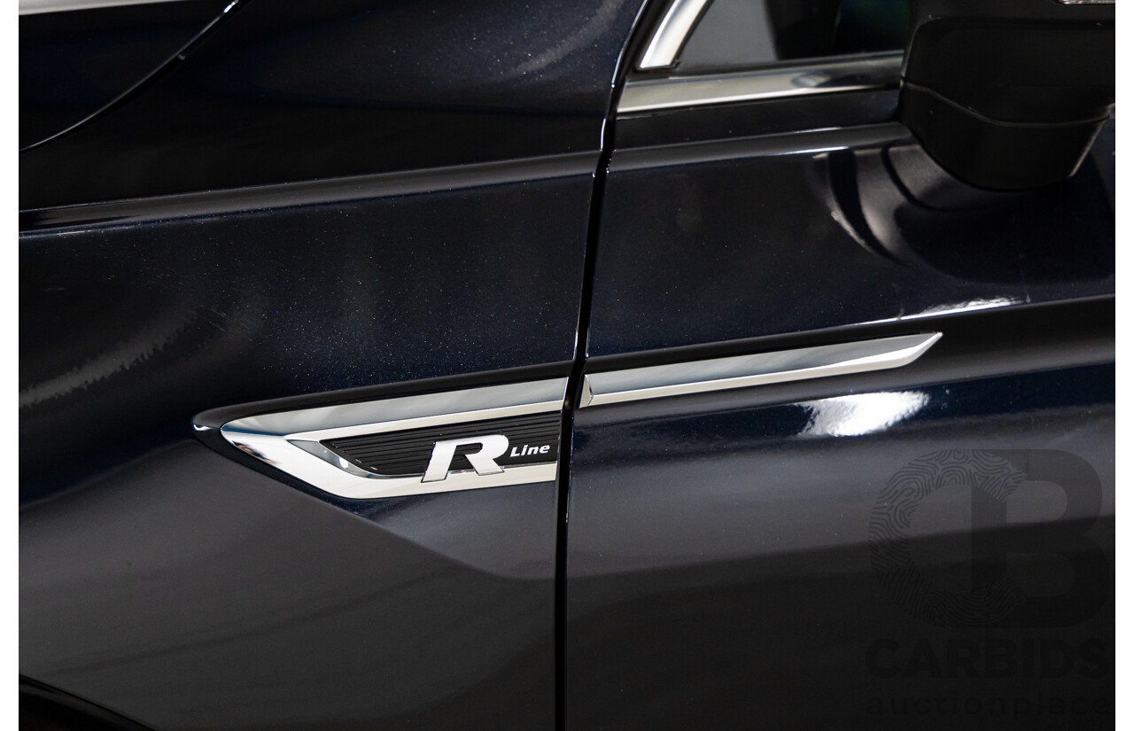 09/2018 Volkswagen Tiguan R-Line ALLSPACE 162 TSI HIGHLINE (AWD) 5NA MY18 4D Wagon Deep Black Pearl Turbo 2.0L - 7 Seater