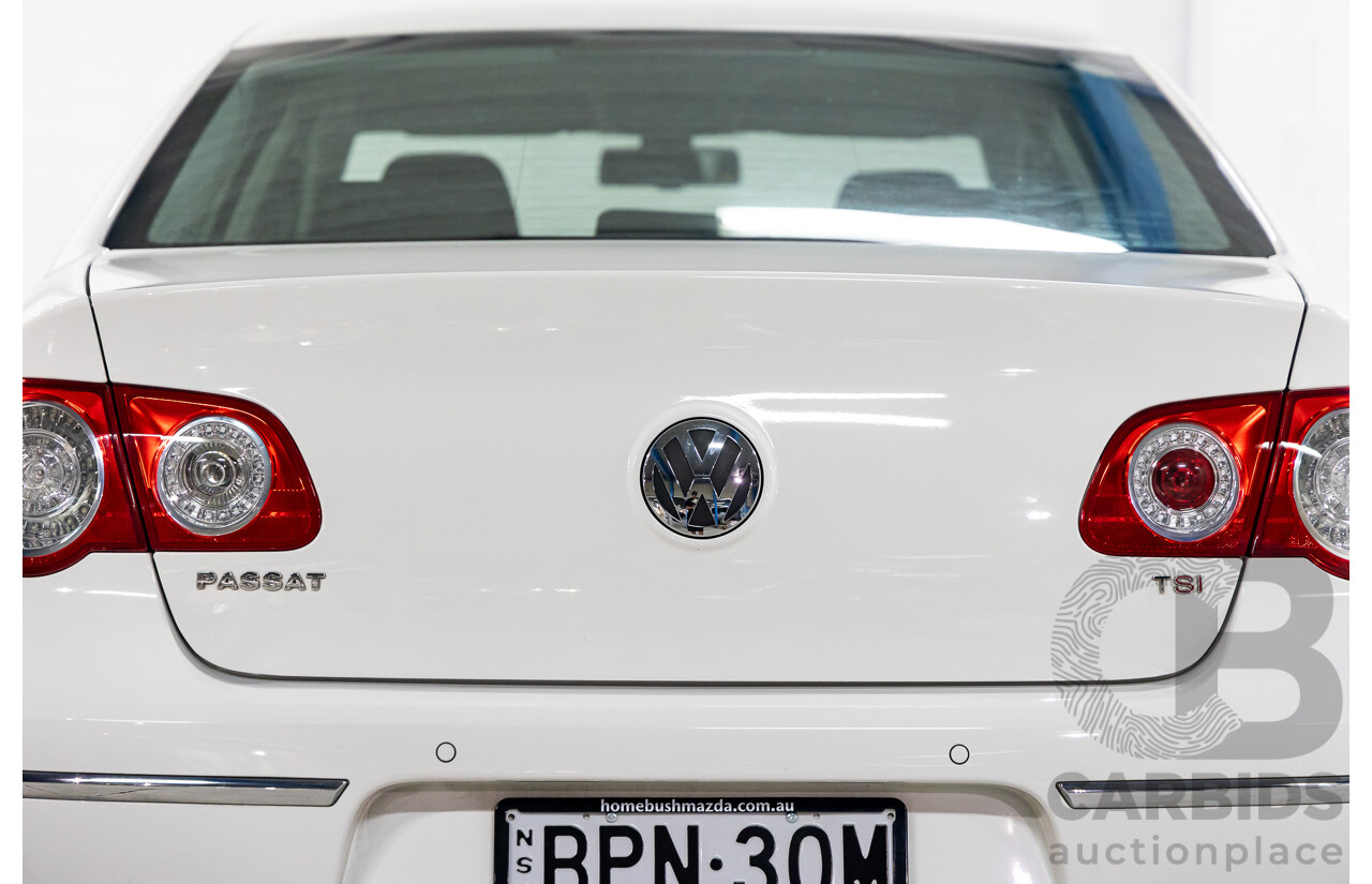 03/2010 Volkswagen Passat 118 TSI 3C MY10.5 4d Sedan Candy White Turbo 1.8L