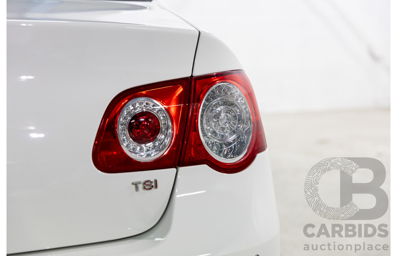 03/2010 Volkswagen Passat 118 TSI 3C MY10.5 4d Sedan Candy White Turbo 1.8L